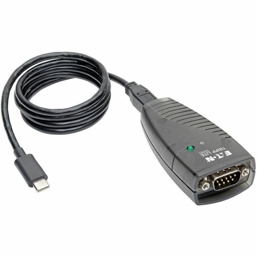 Tripp Lite Keyspan High Speed USB C to Serial Adapter DB9 3ft USB Cable TAA