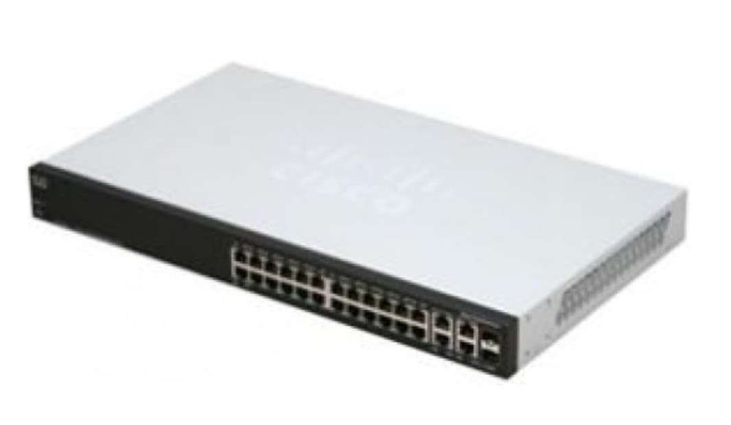 Cisco SF300-24 Ethernet Switch - 28 Ports - Manageable - 26 x RJ-45 - 2 x Expans