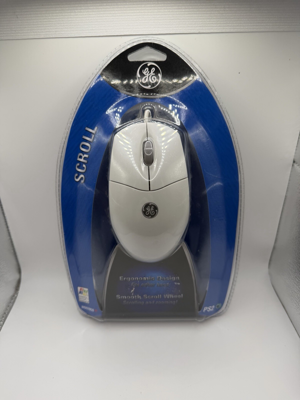 GE 97859 Scroll Mouse Wired PS2 for Microsoft Windows 95,Win 98,2000,XP New