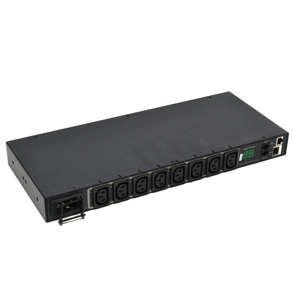 Sentry CW-8H2-C20M 1U Rack CDU Switched 7.3kW 208V 16A, (8) C13R, No Rack Ears
