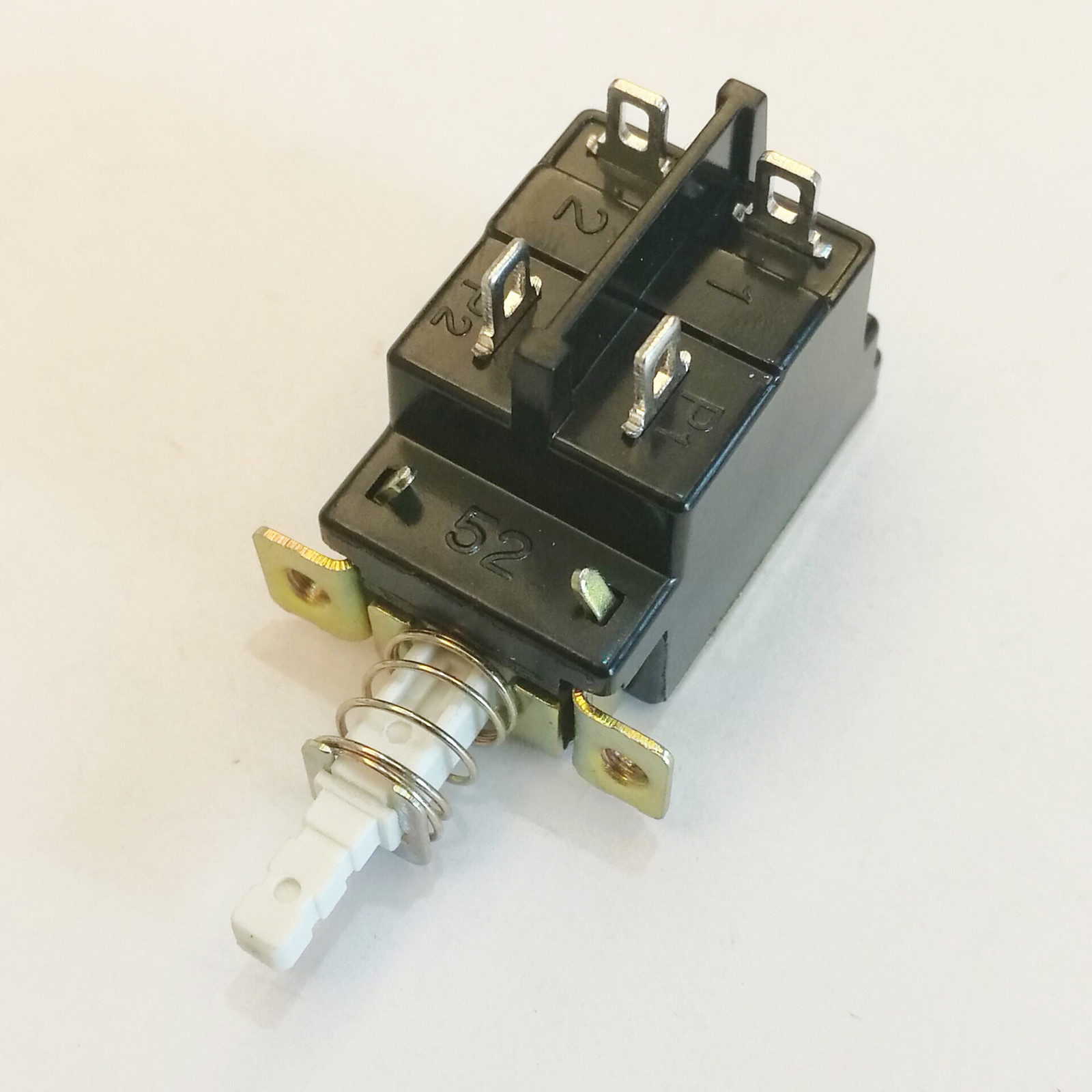 2x 4Pin AT Computer PC Case Selflocking On/Off Push Button Power Switch
