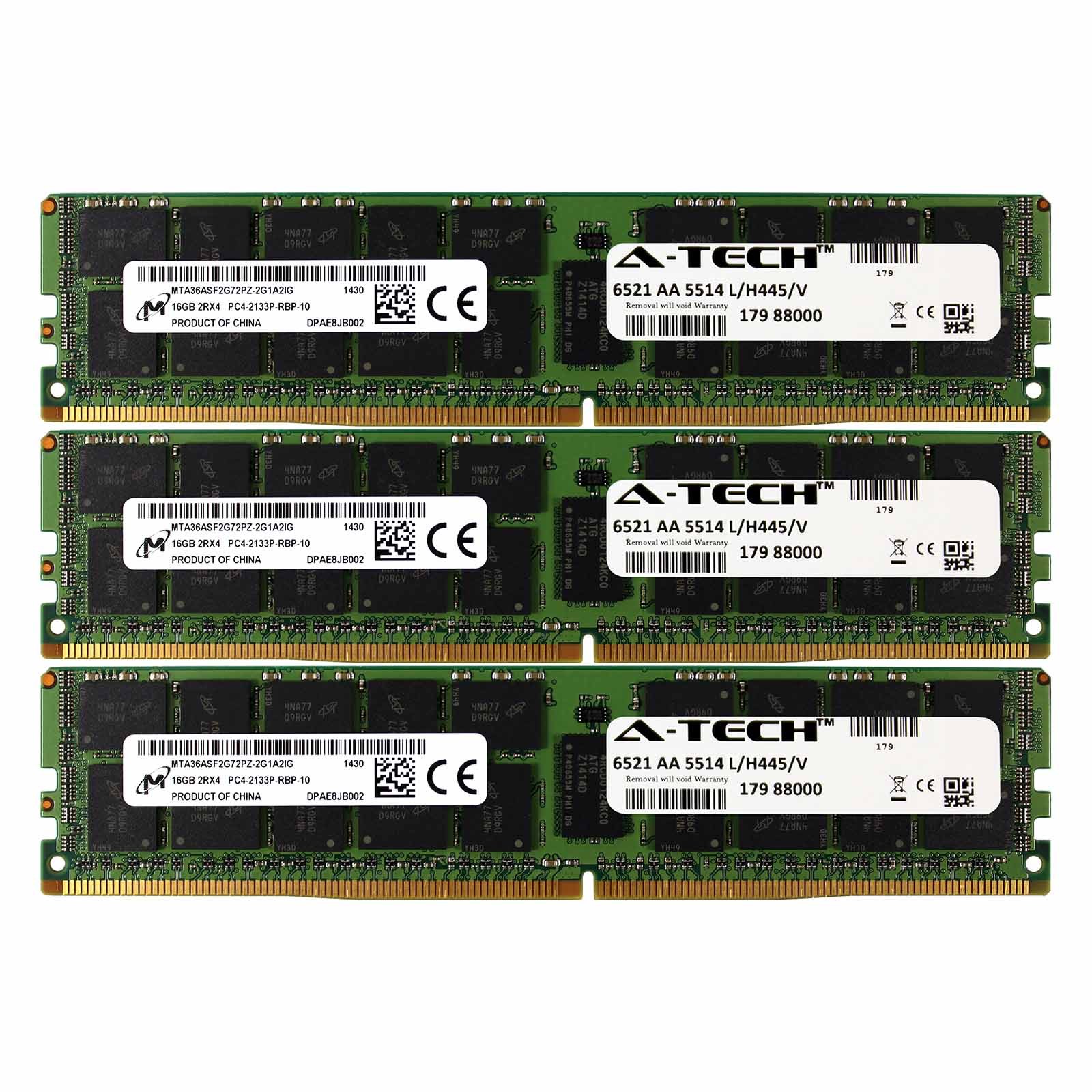 PC4-17000 Micron 48GB Kit 3x 16GB HP Apollo 4500 4200 726719-B21 Memory RAM