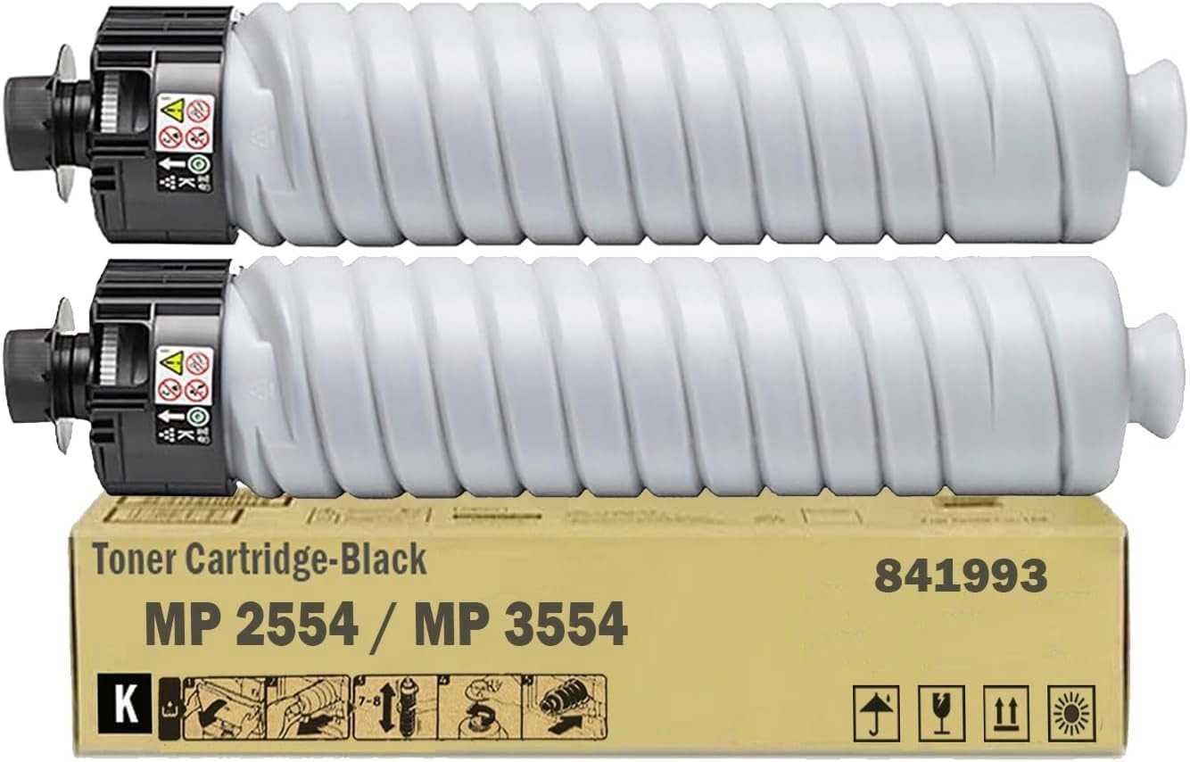 2-Pack High Yield Toner Cartridges for Ricoh MP 2554 3554 5054 IM Series Printer