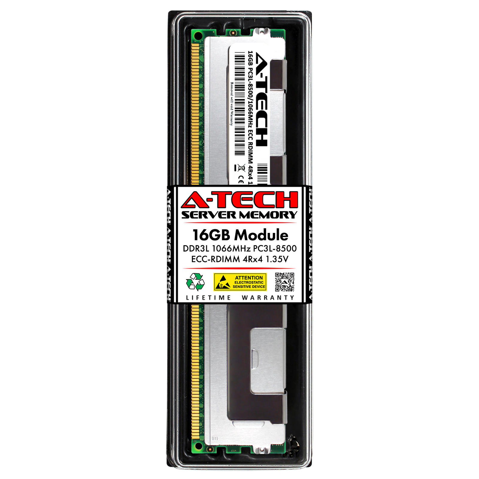 16GB DDR3 1066MHz PC3-8500 RDIMM (Replacement for IBM 90Y3221) Server Memory RAM