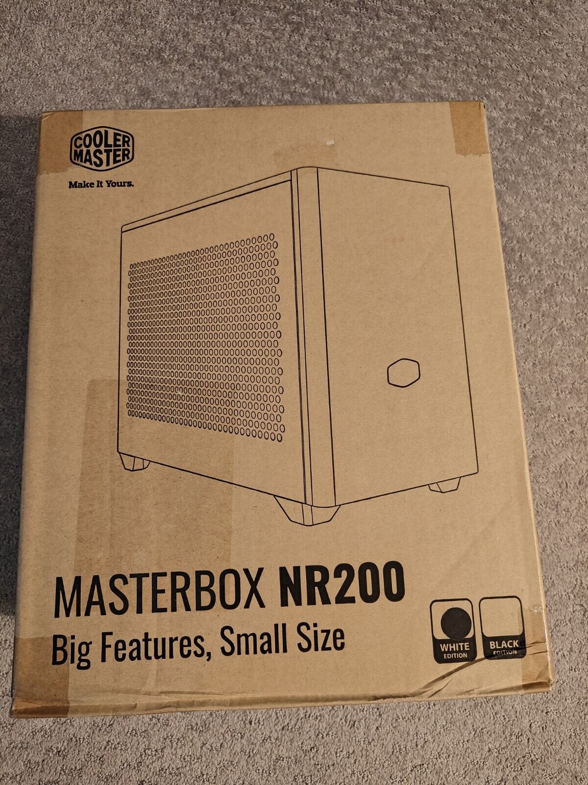 Used Cooler Master NR200 White Small Form Factor Mini-ITX Case (MCB ...