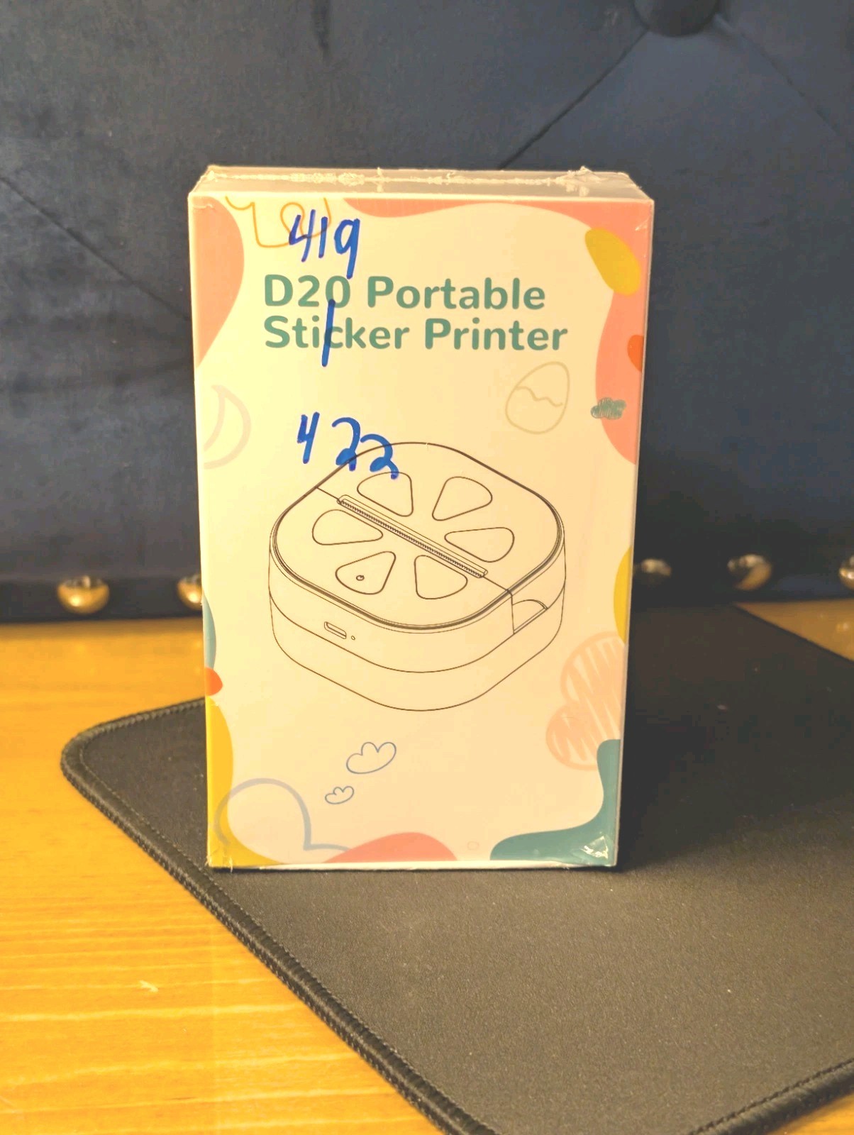 Sale 🔥D20 Portable Sticker Printer Mini Thermal Label Printer Bluetooth | 0336