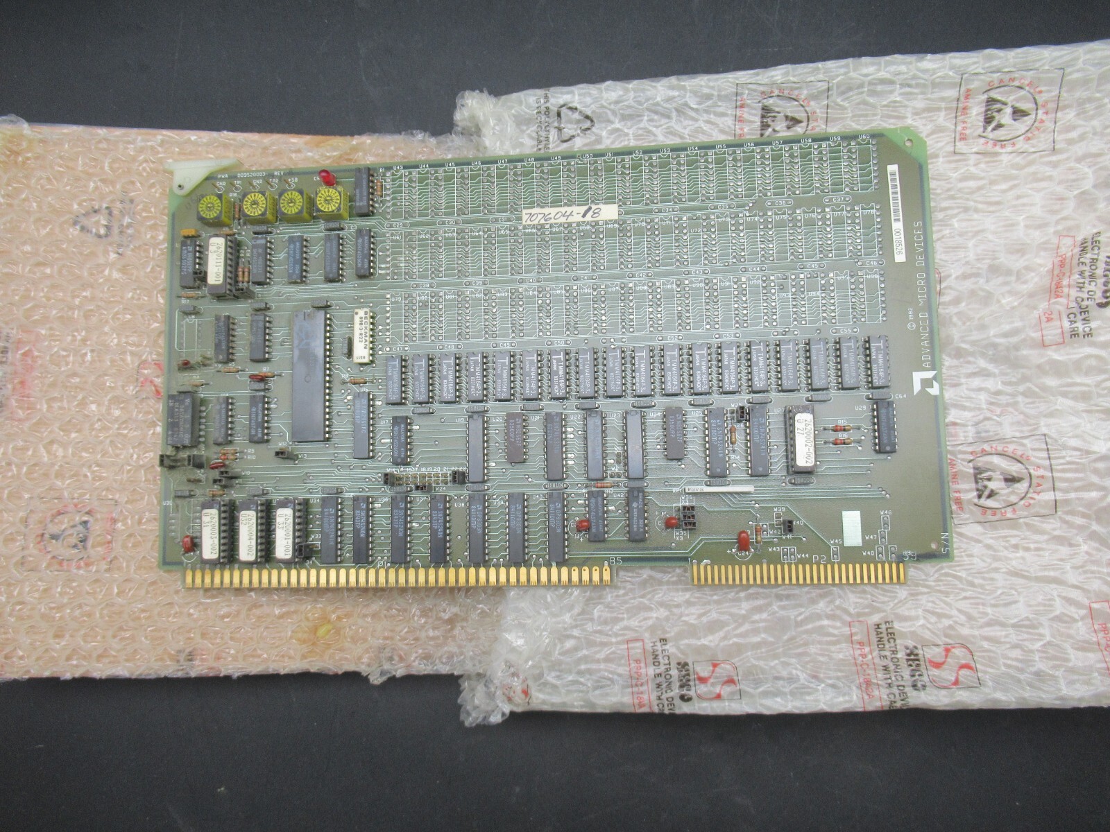EXCELLON ADVANCED MICRO DEVICES AMD RAM BOARD 707604-18 007520003-002 REV A