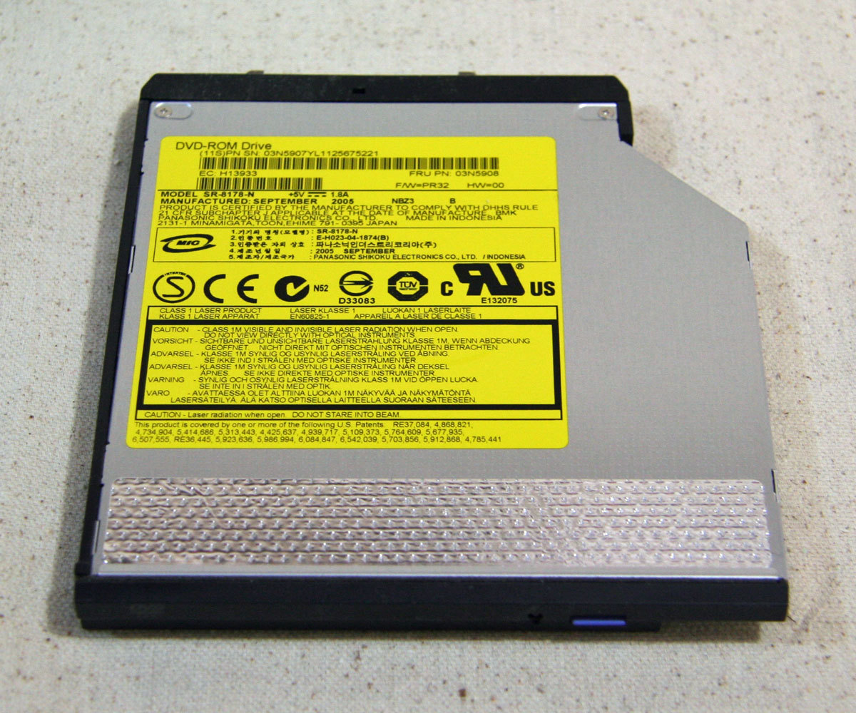 IBM 9111 Server 03N5908 SlimLine DVD ROM Drive Panasonic SR-8178-N