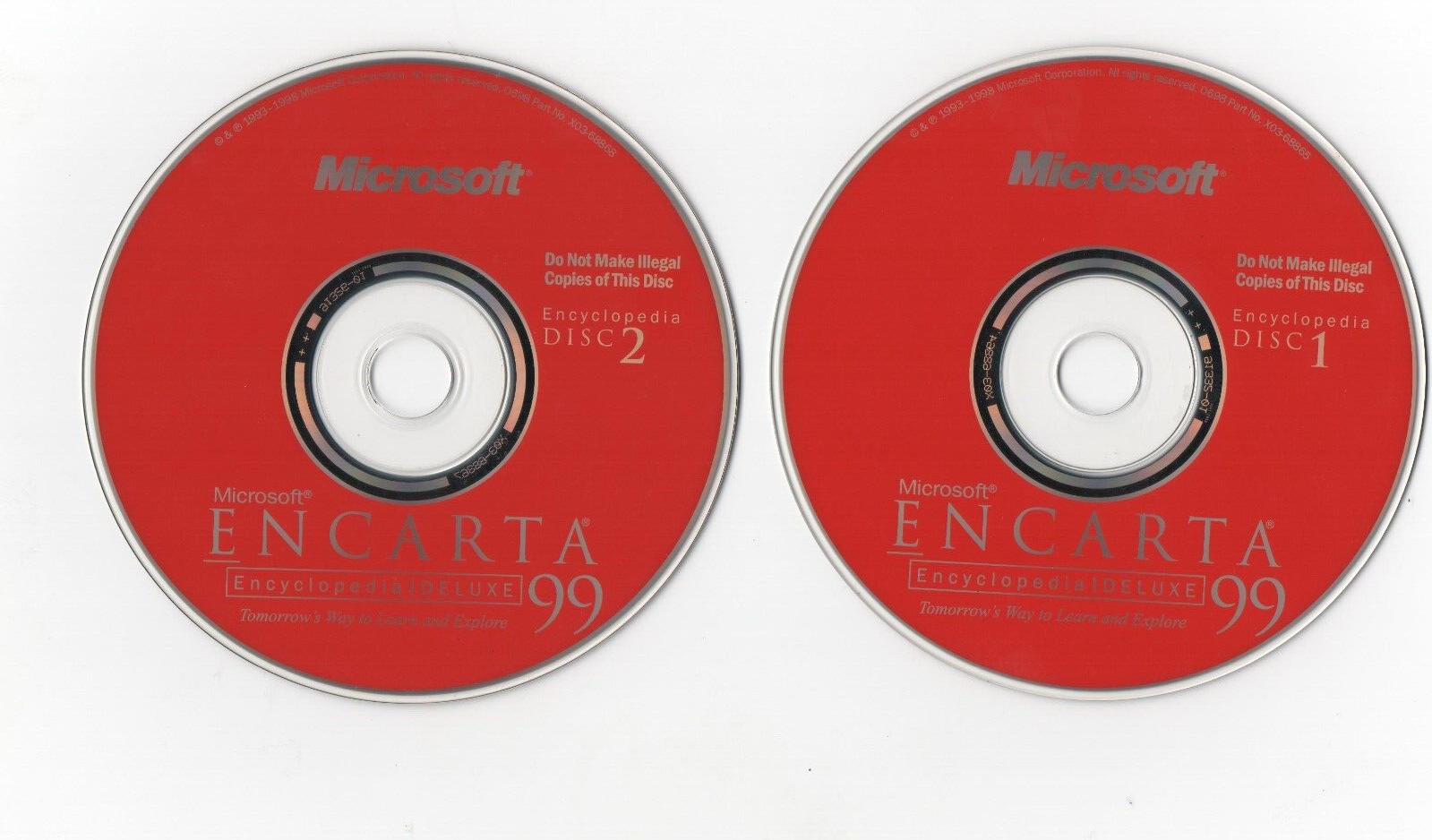 microsoft encarta deluxe suite 5 - disc set Virtual Globe CD