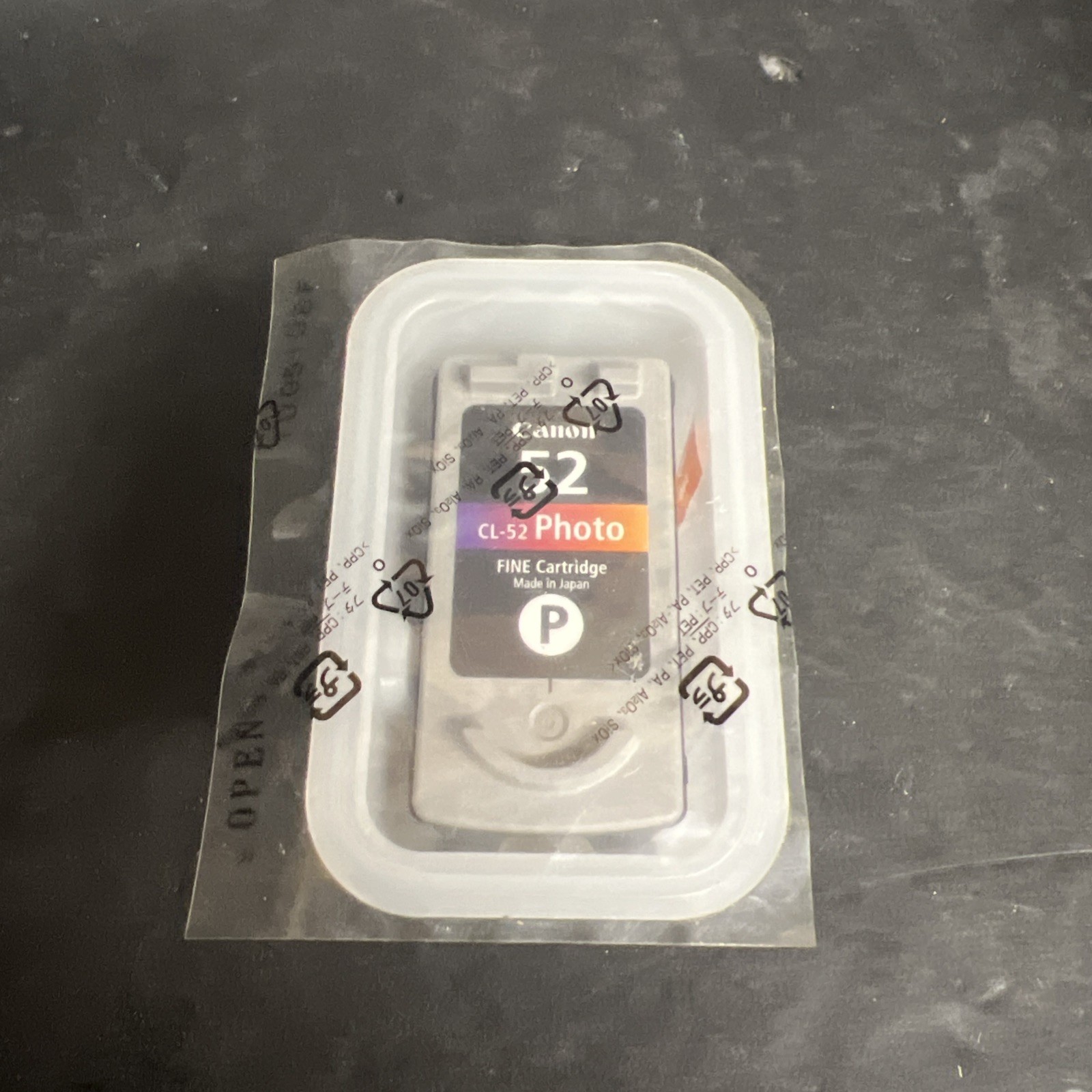 Genuine Canon 52 Photo Printer Ink / CL-52   - NEW