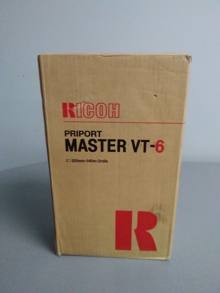 Ricoh 893994 Master Rolls (Ricoh VT-6 Masters) A3 size. 320mm x 140mx2 rolls