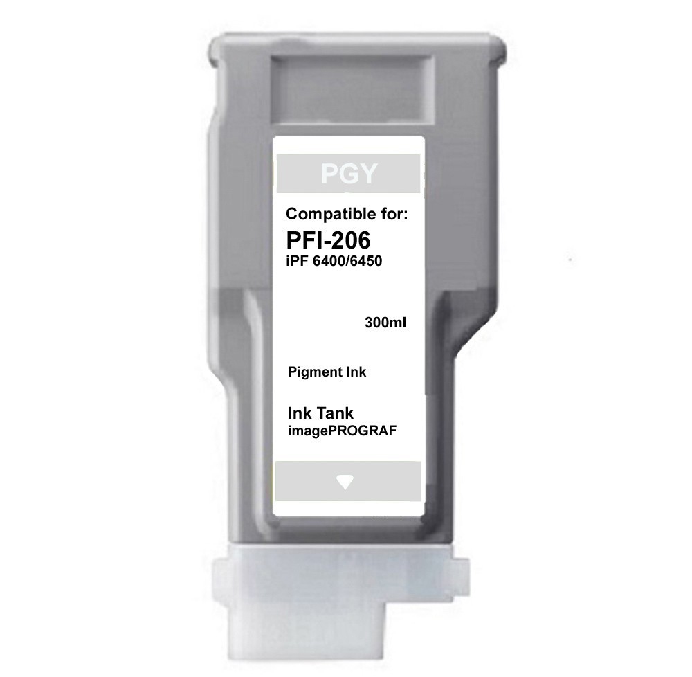 PFI-206 Photo Gray Ink Cartridge for Canon 6400 6450 PFI206-PGY