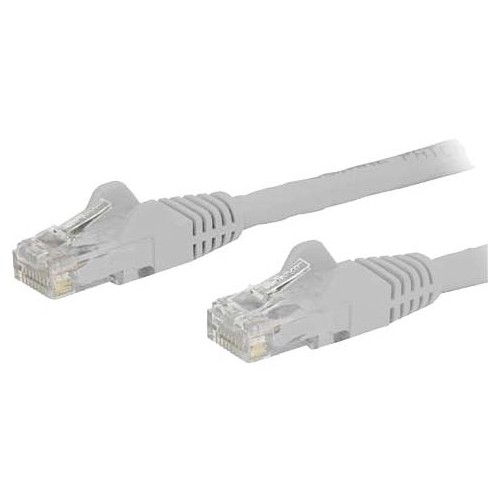 StarTech N6PATCH125WH 125ft White Cat6 Patch Cable RJ45 Snagless