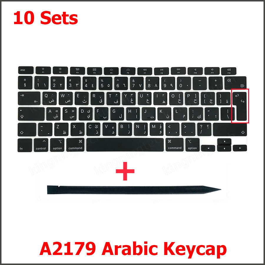 10 Set New A2179 Keyboard Keys Keycaps For Macbook Air 13" Arabic Keycap 2020