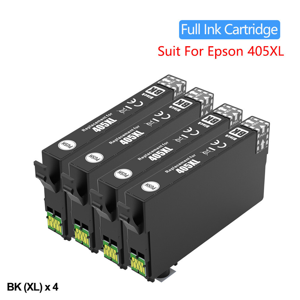 405XL Ink Cartridge for Epson WF-3820DWF WF-3825DWF WF-4820DWF WF-4825DWF 4BK