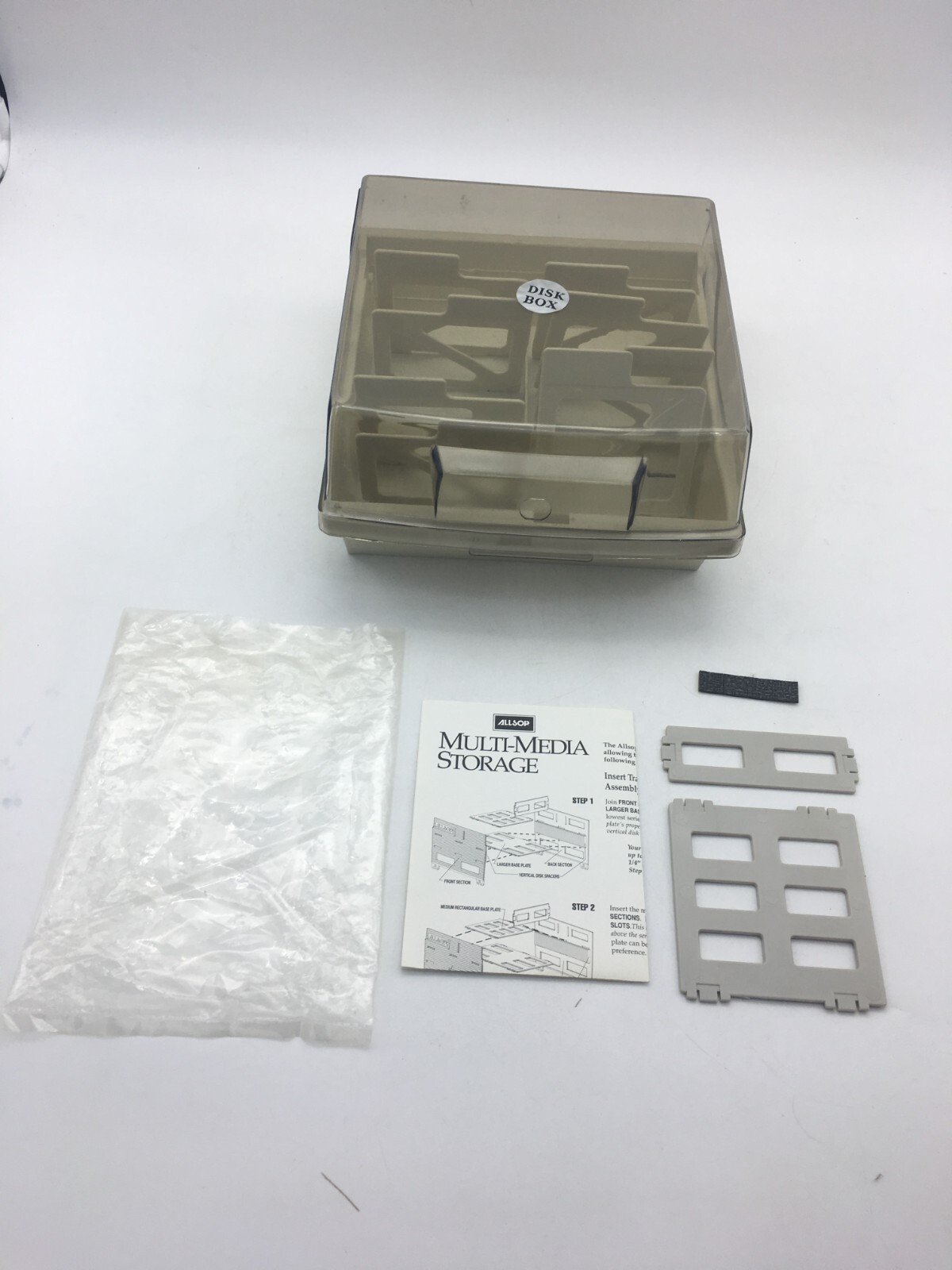Vintage ALLSOP Multi-Media Floppy Disk CD Storage Container