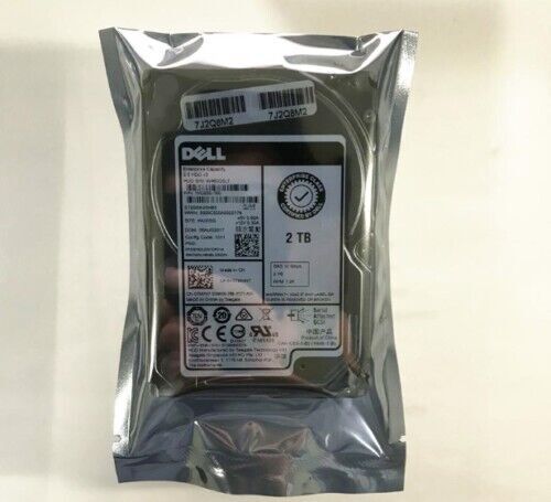 Dell 0Y6W8N TMVN7 2TB ST2000NX0463 7.2K SAS 2.5" SFF 12Gbp Hard Drive HDD W/tray