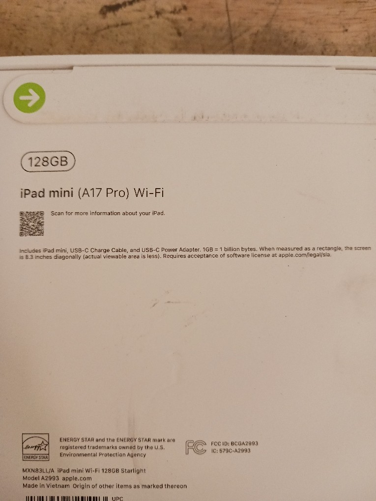 2024 Apple iPad mini A17 Pro Chip