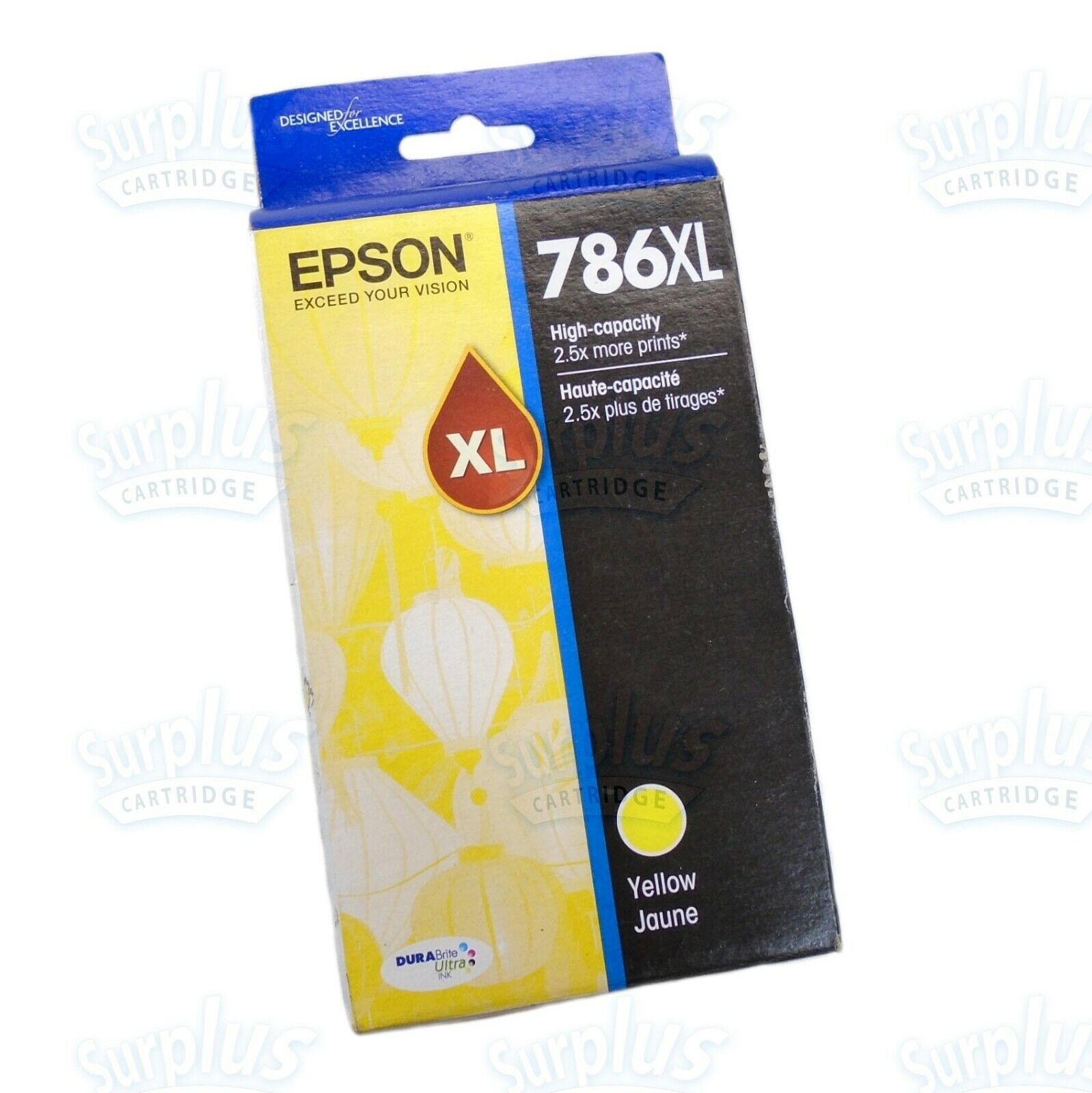 Genuine Epson 786XL Yellow Ink WF4630 WF5110 WF5620 WF5690(Retail Box)