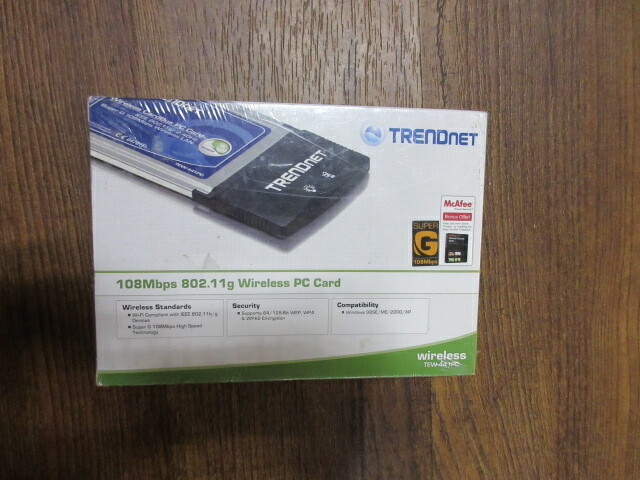 TRENDnet TEW-441PC 108Mbps 802.11g Wireless G PC Card