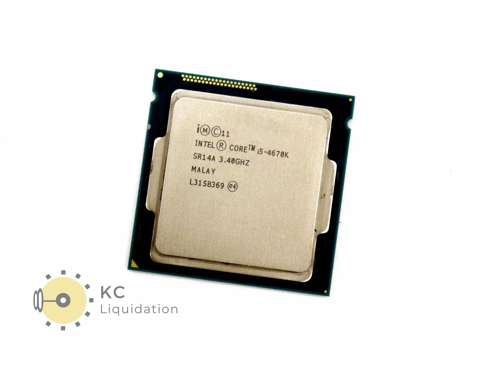 Intel Core i5-4670K 3.4GHz SR14A Quad Core 6MB CPU Processor Socket 1150