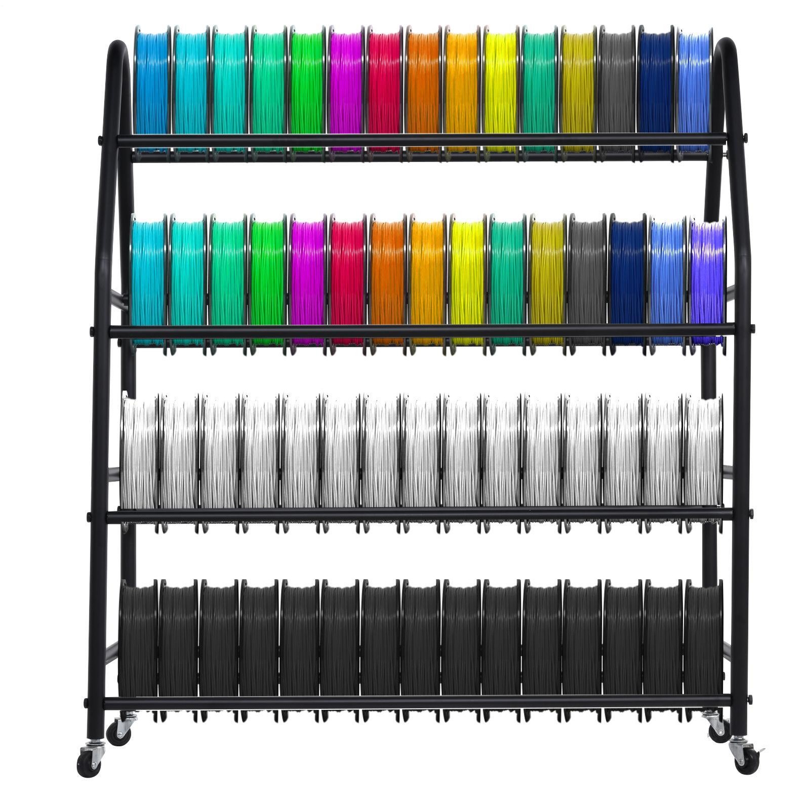 4 Tier Large Capacity Filament Storage for 3D Printing Business