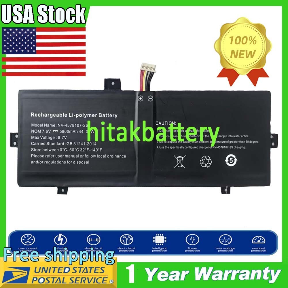 ✅ NEW NV-4578107-2S Battery For GEO Geobook 120 AXIOO N1169P0EA SLIMBOOK 11