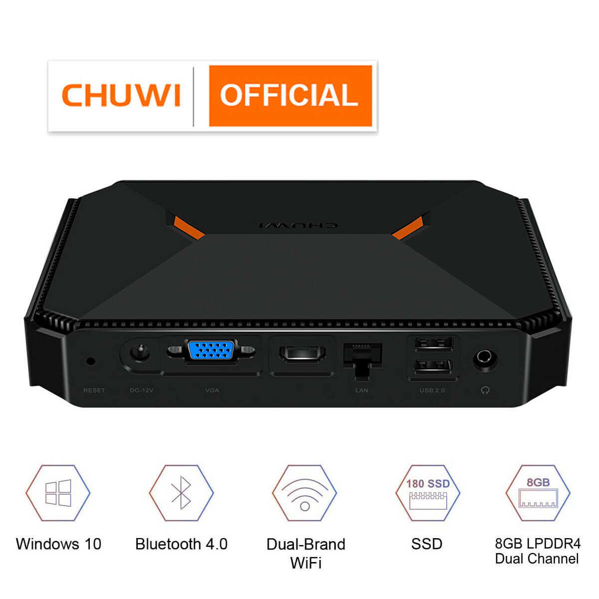 CHUWI HeroBox/LarkBox/CoreBox Windows 11 World Smallest 4K Mini PC Intel Desktop