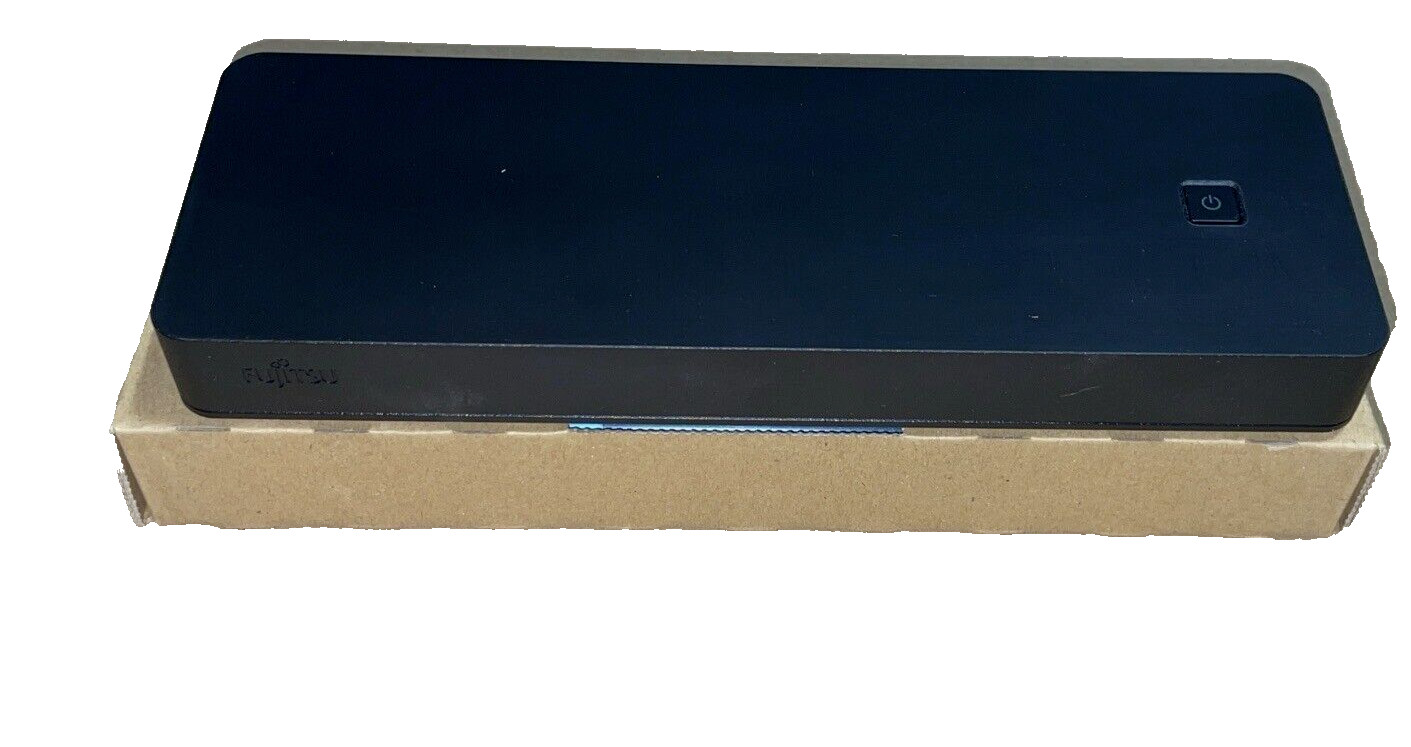 Fujitsu NPR44 USB-C Docking Station CP727680-01 with VGA/HDMI/DP/LAN No Power Supply