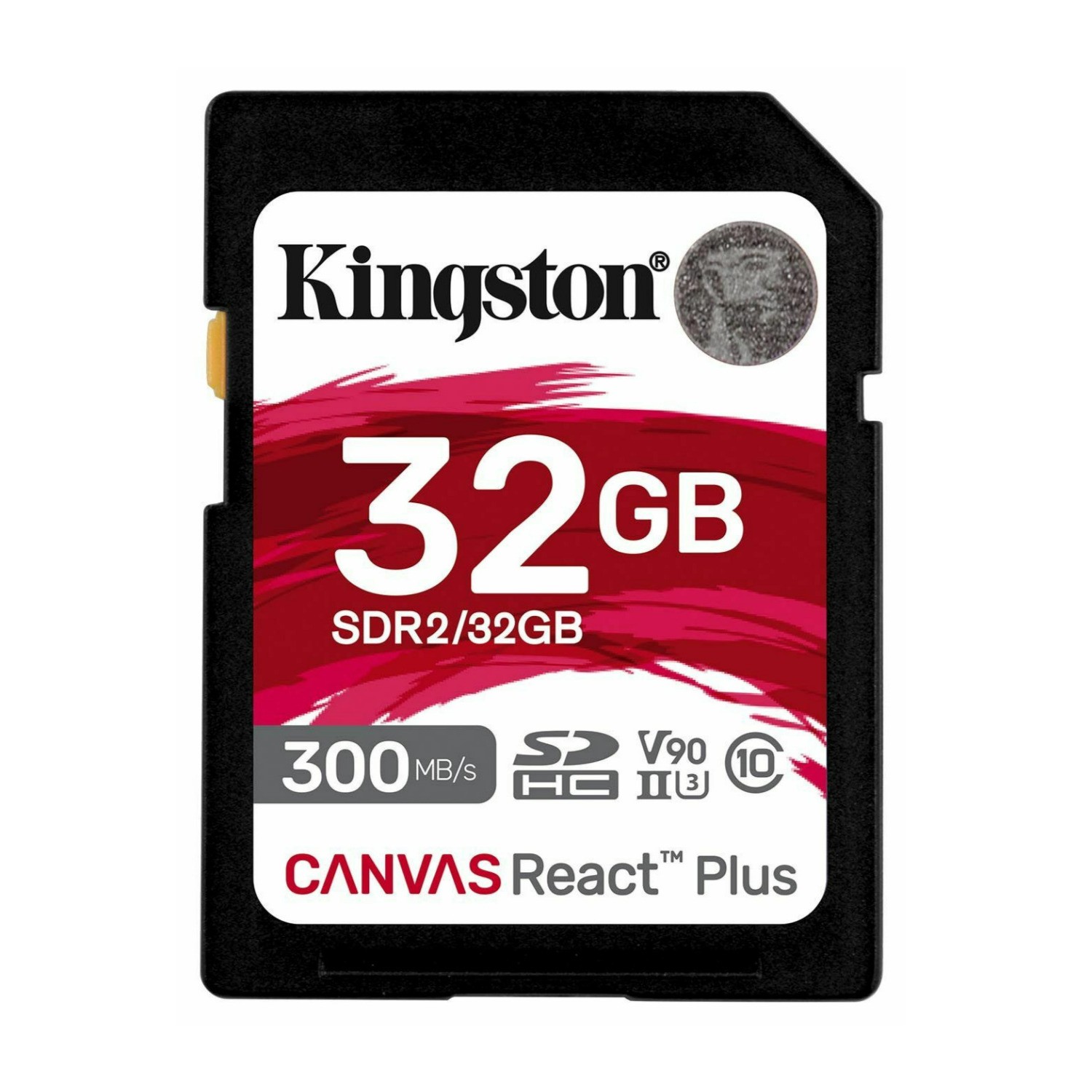 Kingston Canvas React Plus 32GB U3 V90 SD Memory Card