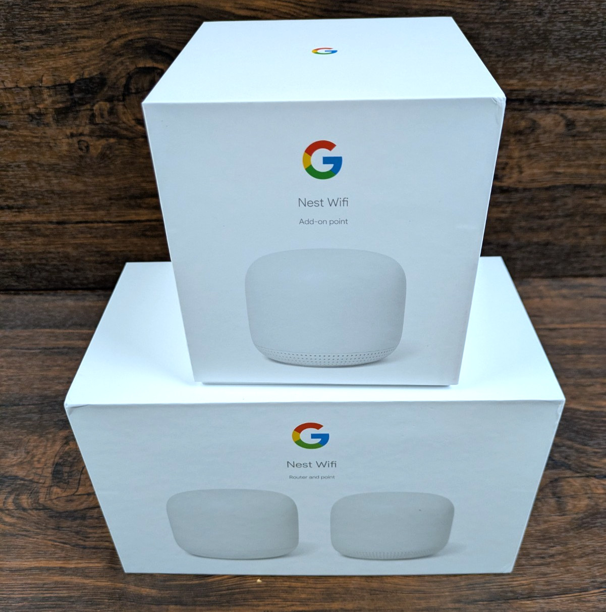 Google Nest Wifi Mesh WiFi Router + Point Add-on Point System White Original Box