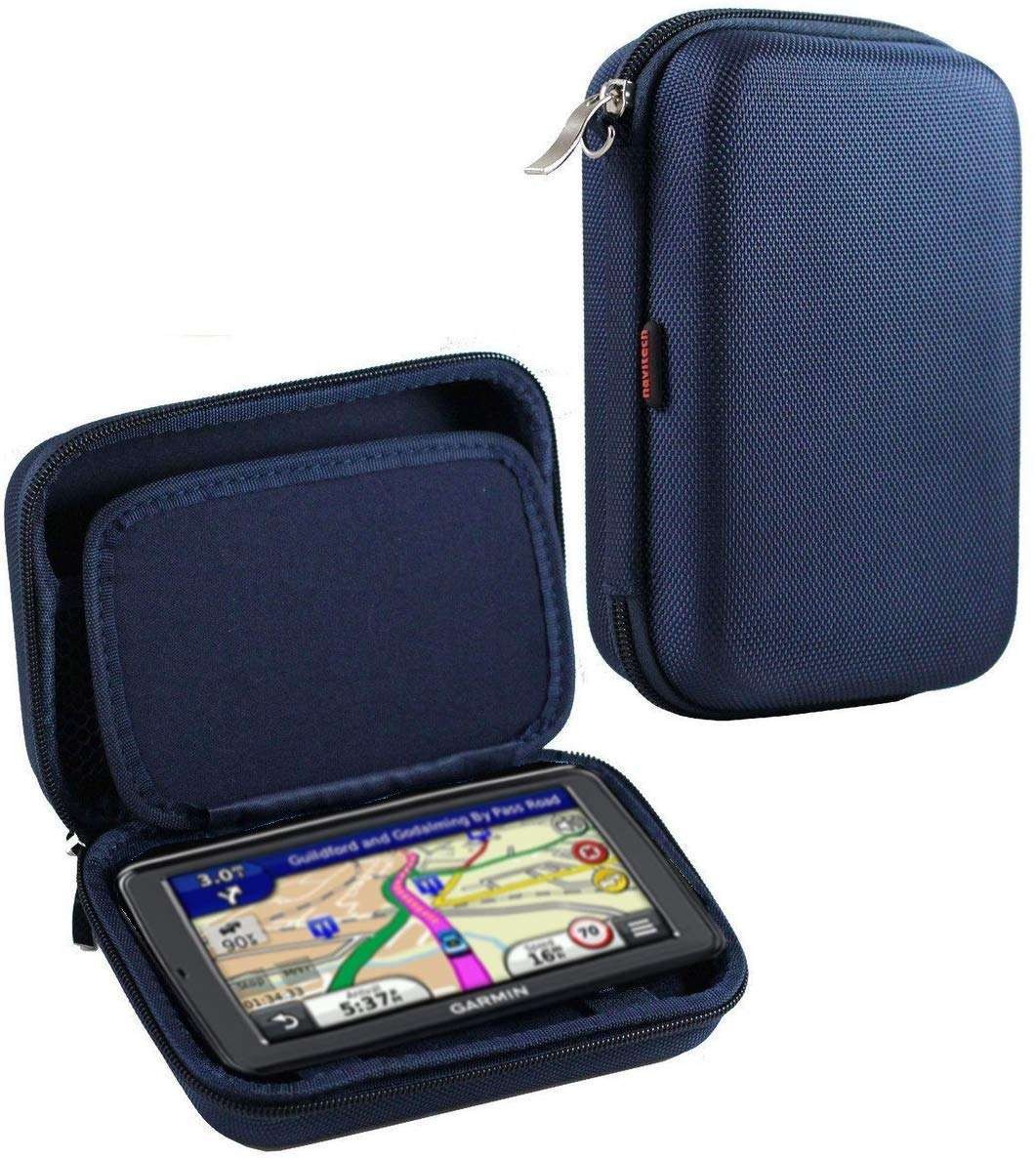 Navitech Dark Blue Hard GPS Case For Garmin nvi 55LM GPS Navigators System
