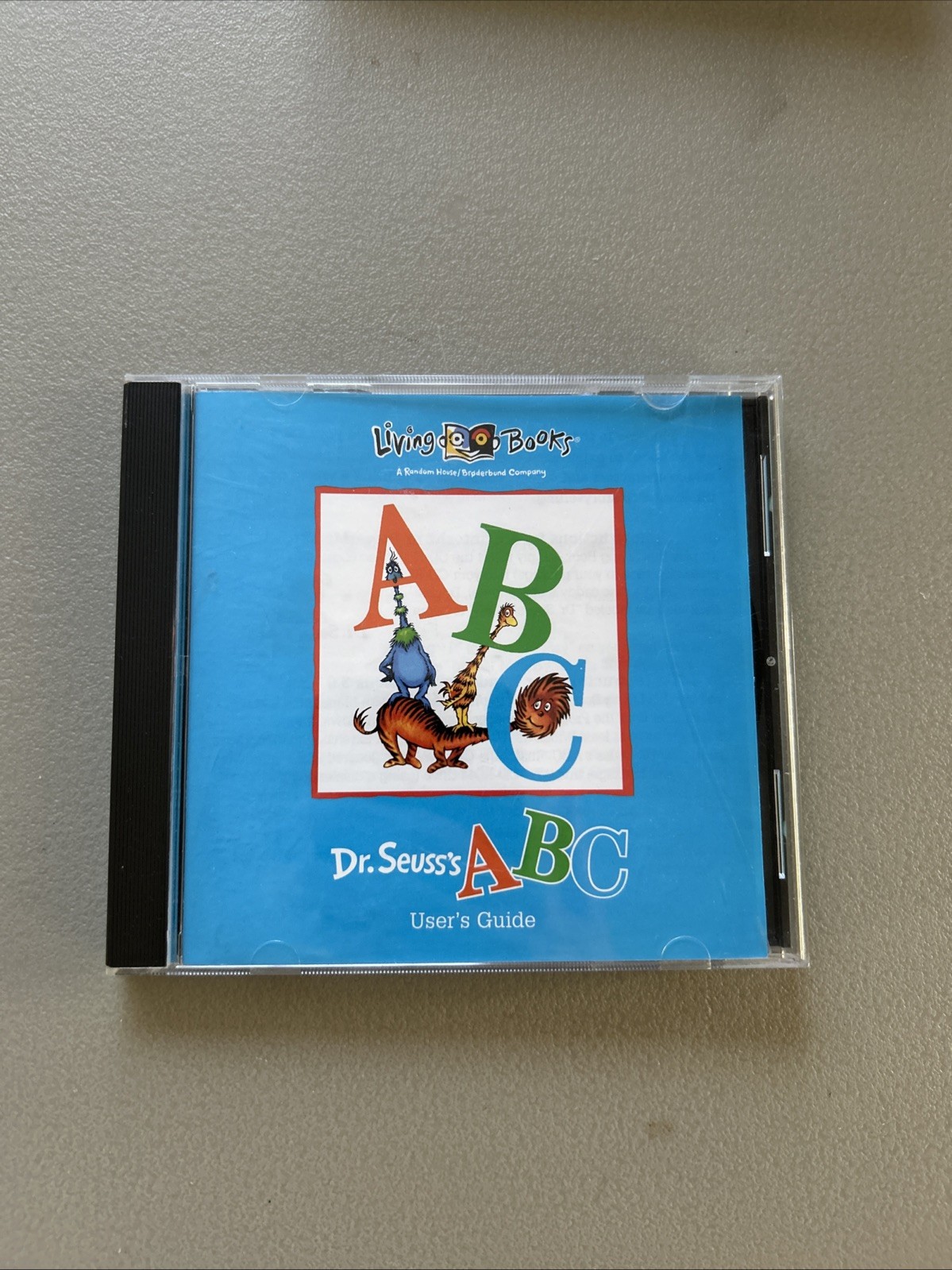 Dr. Seuss's ABC User's Guide CD-ROM for PC 1995 Living Books