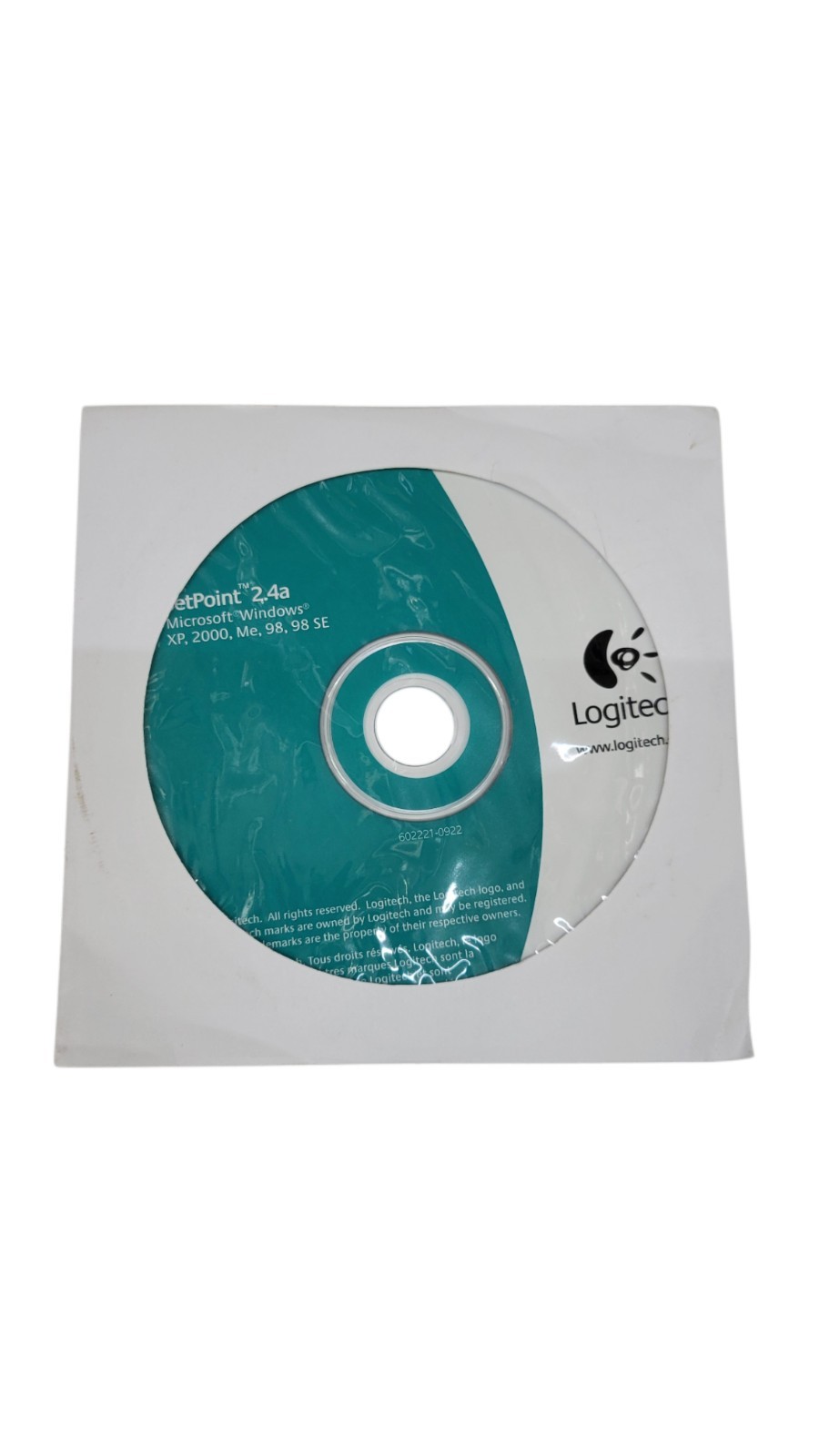 Logitech SetPoint 2.4a Windows XP 2000 Me 98 Installation Software CD-ROM