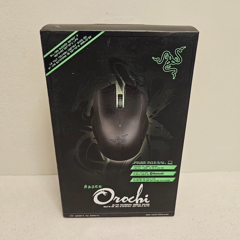 2013 Razer Orochi Elite Notebook Gaming Mouse Black Wireless Bluetooth Wired New