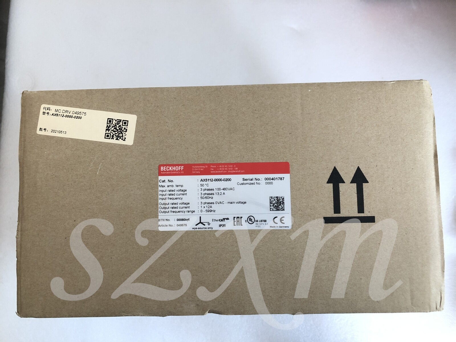 1PCS AX5112-0000-0200 Beckhoff Servo drive  new via FedEx or DHL