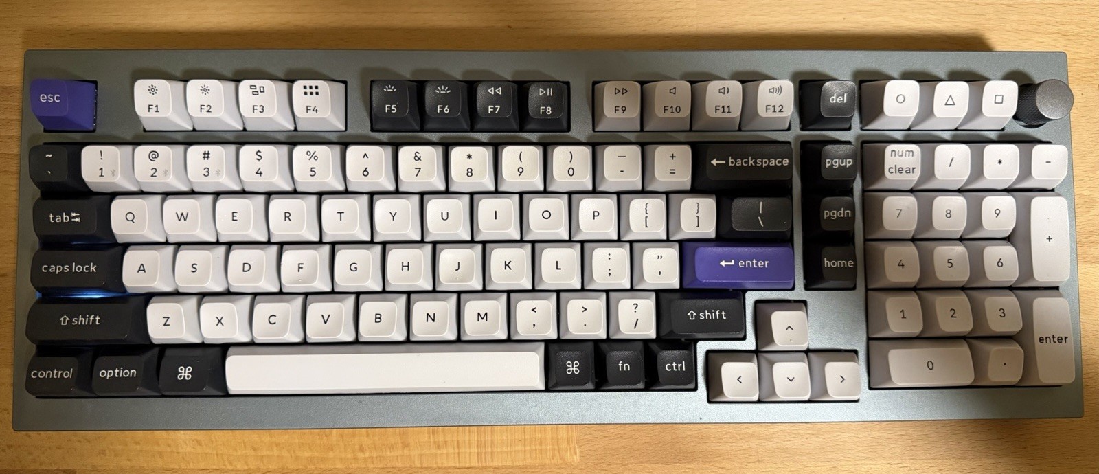 Keychron Q5 Pro Q5P-N4 Wireless Mechanical Keyboard Banana Switch Knob Grey