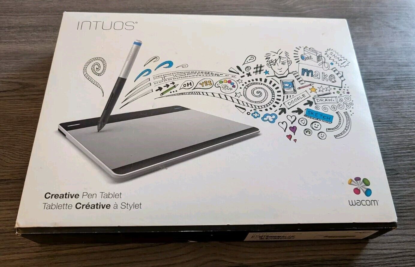 Wacom CTH-680 Intuos Medium Creative Pen Touch Tablet New Open Box 