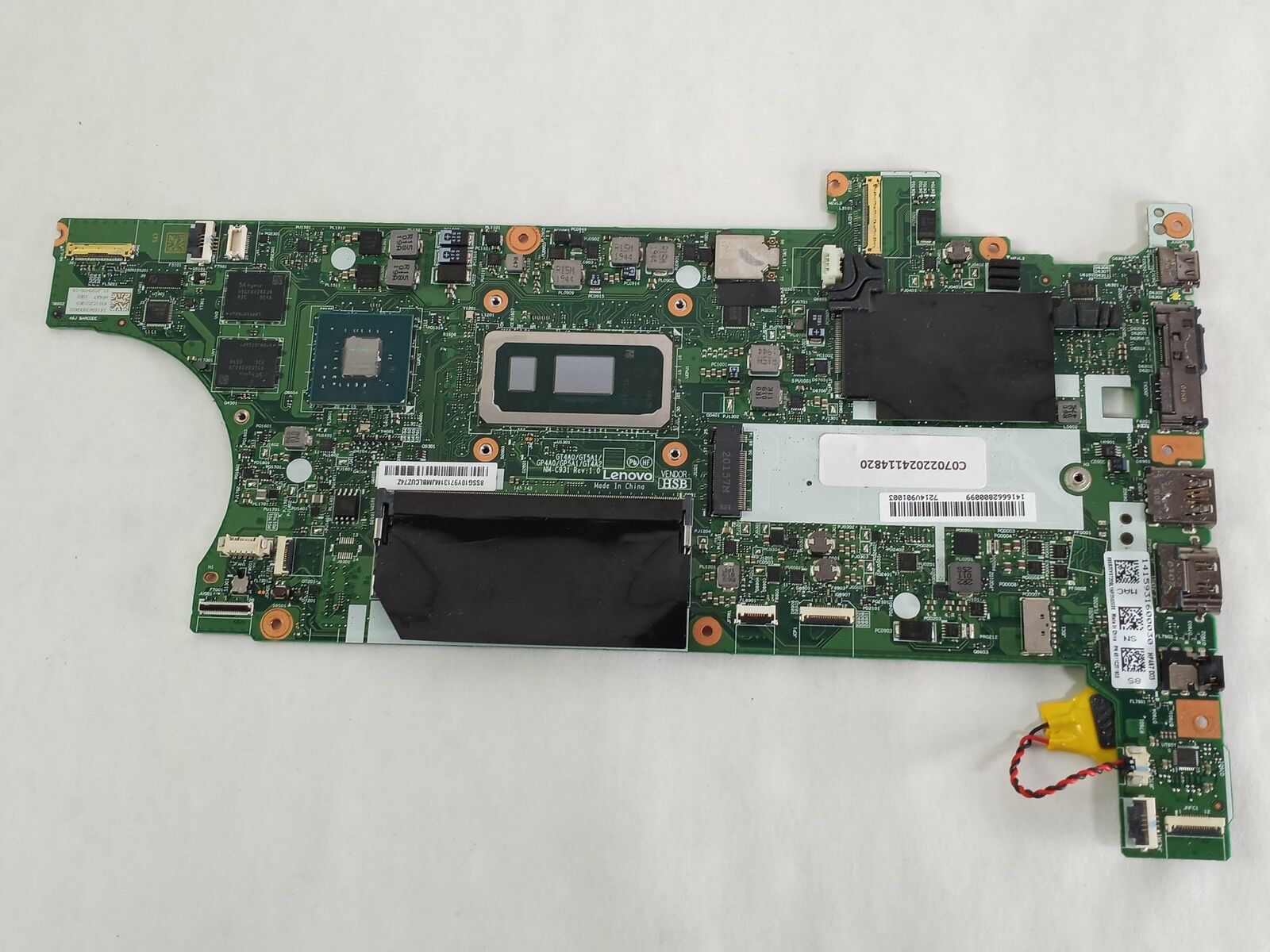 Lenovo ThinkPad P15s Gen 1 Core i7-10610U 1.80 GHz 16 GB DDR4 Motherboard