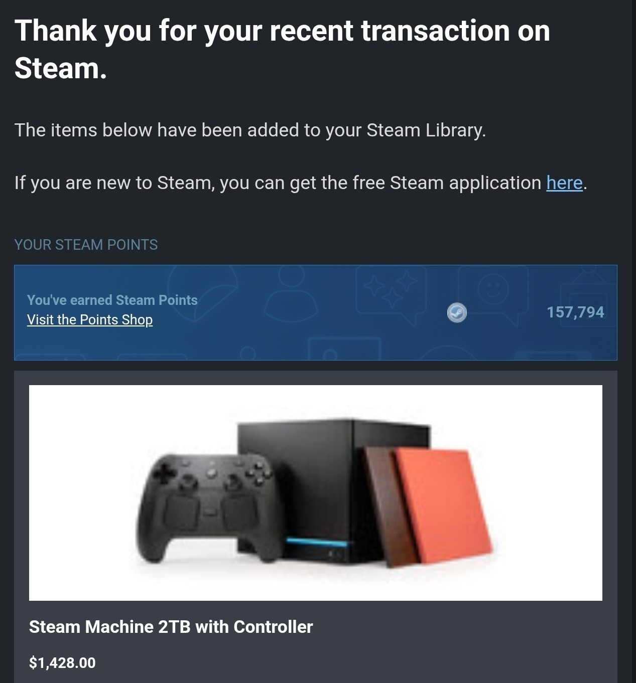 Steam Machine 2TB with Controller - Valve - In Hand Ready To Ship