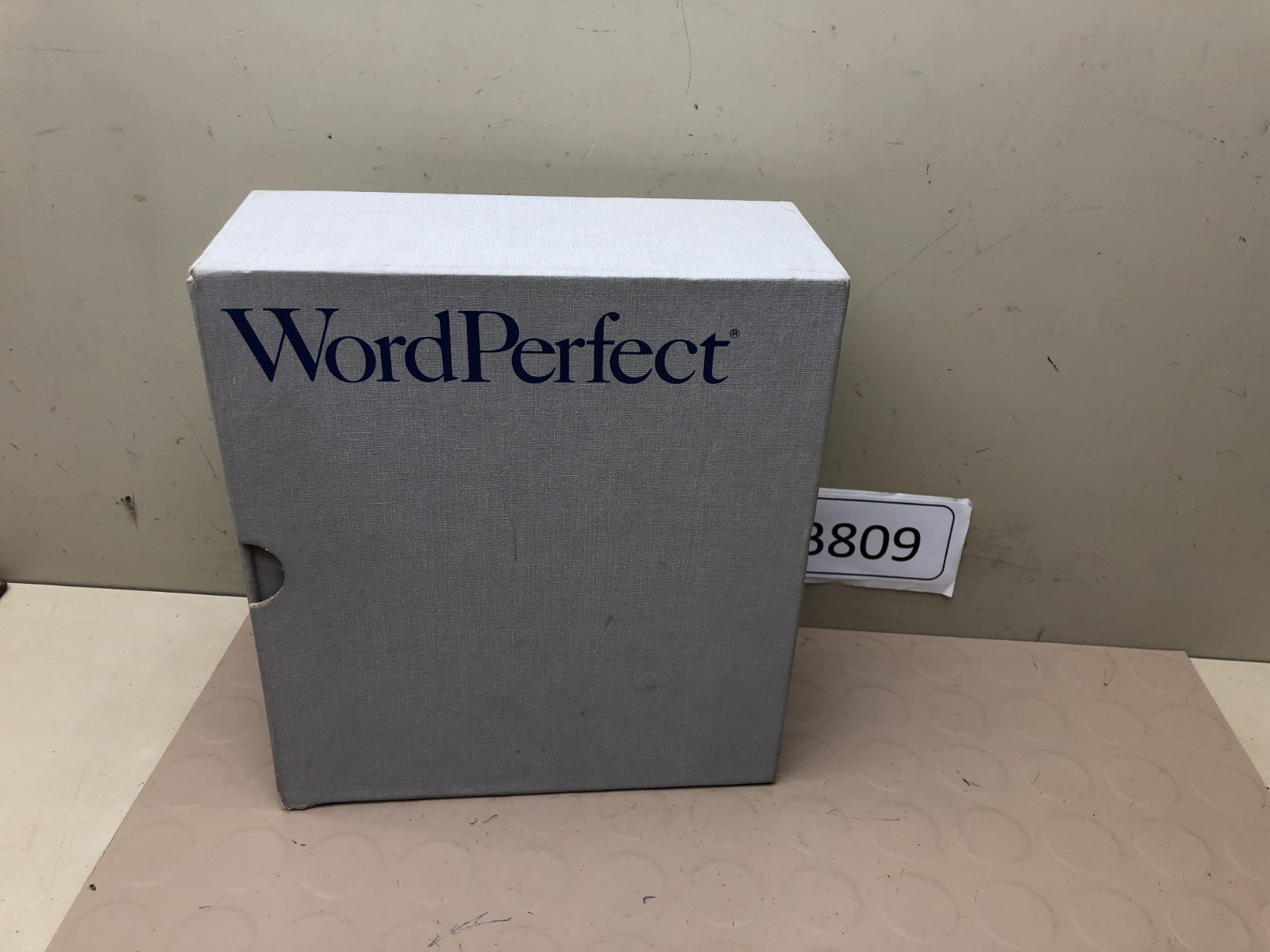 WordPerfect for DOS 5.1 Manual & Update Binder 1990 Box Slip Case IBM - No Discs