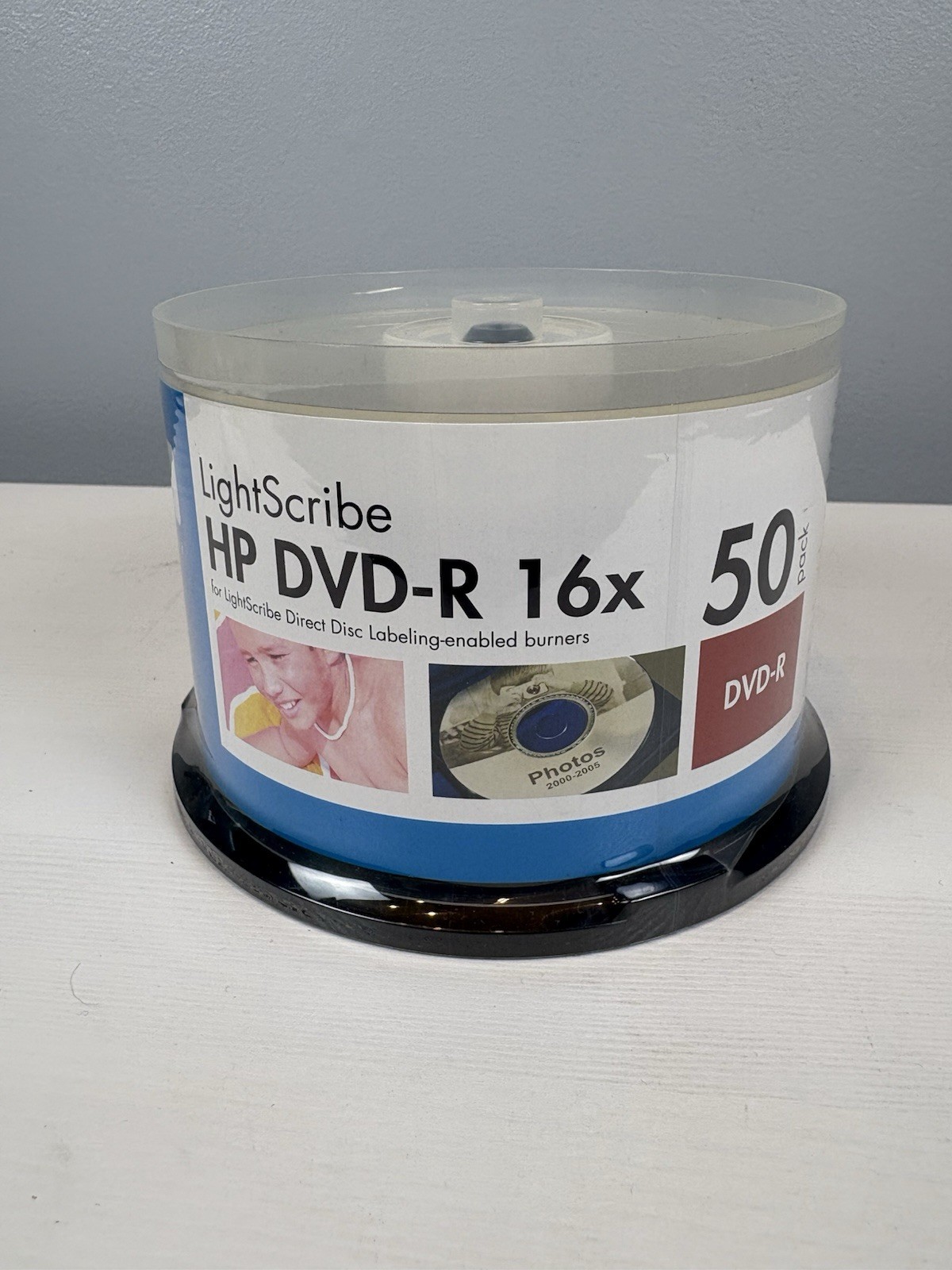 HP LightScribe DVD-R 50 Pack Spindle 16x 4.7GB 120 Min NEW SEALED Blank