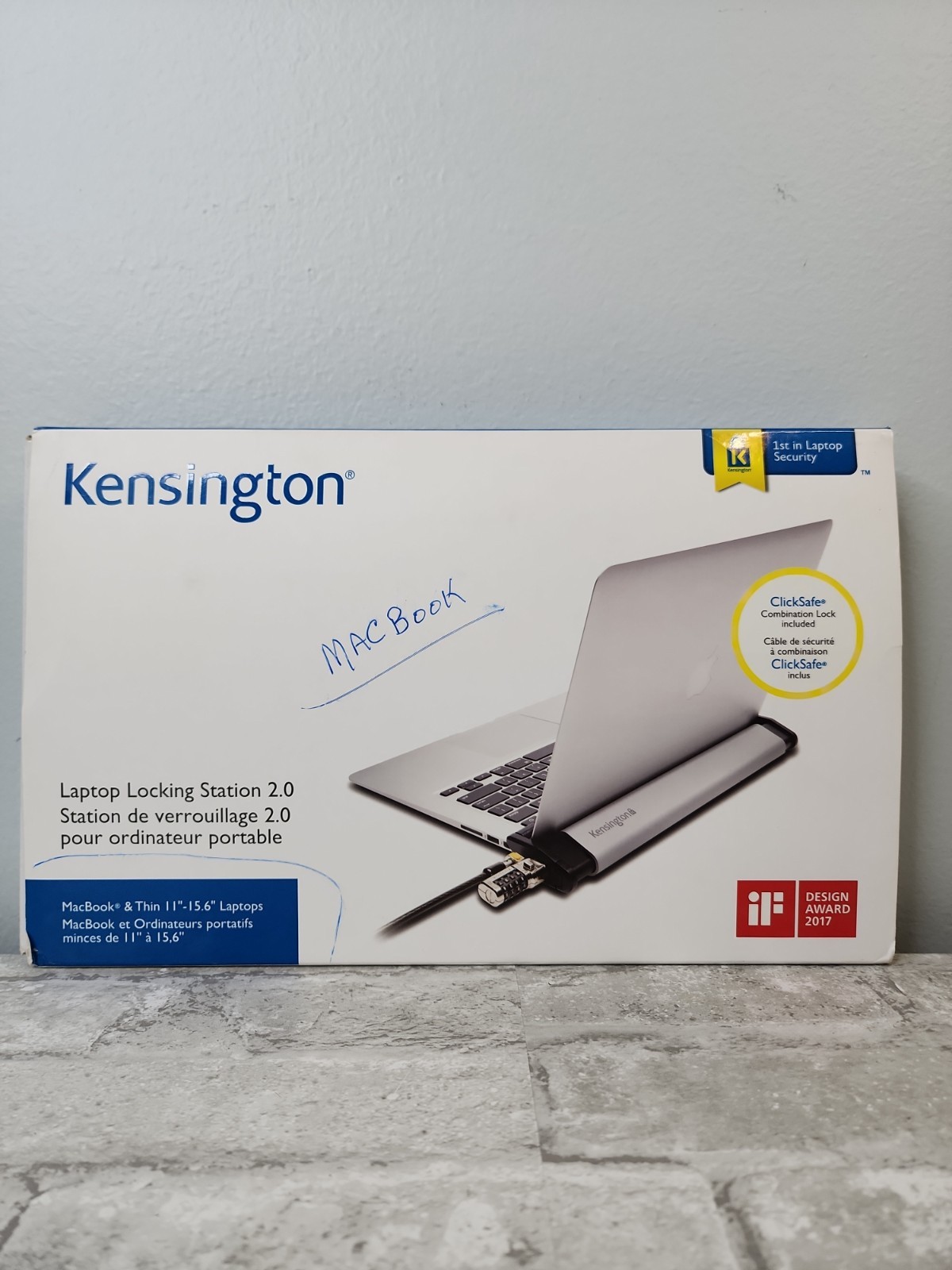 Kensington MacBook and Surface Laptop Locking Station 2.0 K64451WW NO KEYS Read*
