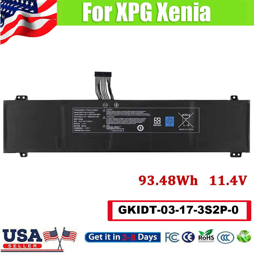 GKIDT-03-17-3S2P-0 GLIDK-00-15-3S2P-0 Battery for XPG Xenia 15 XMG Fusion 15 XFU