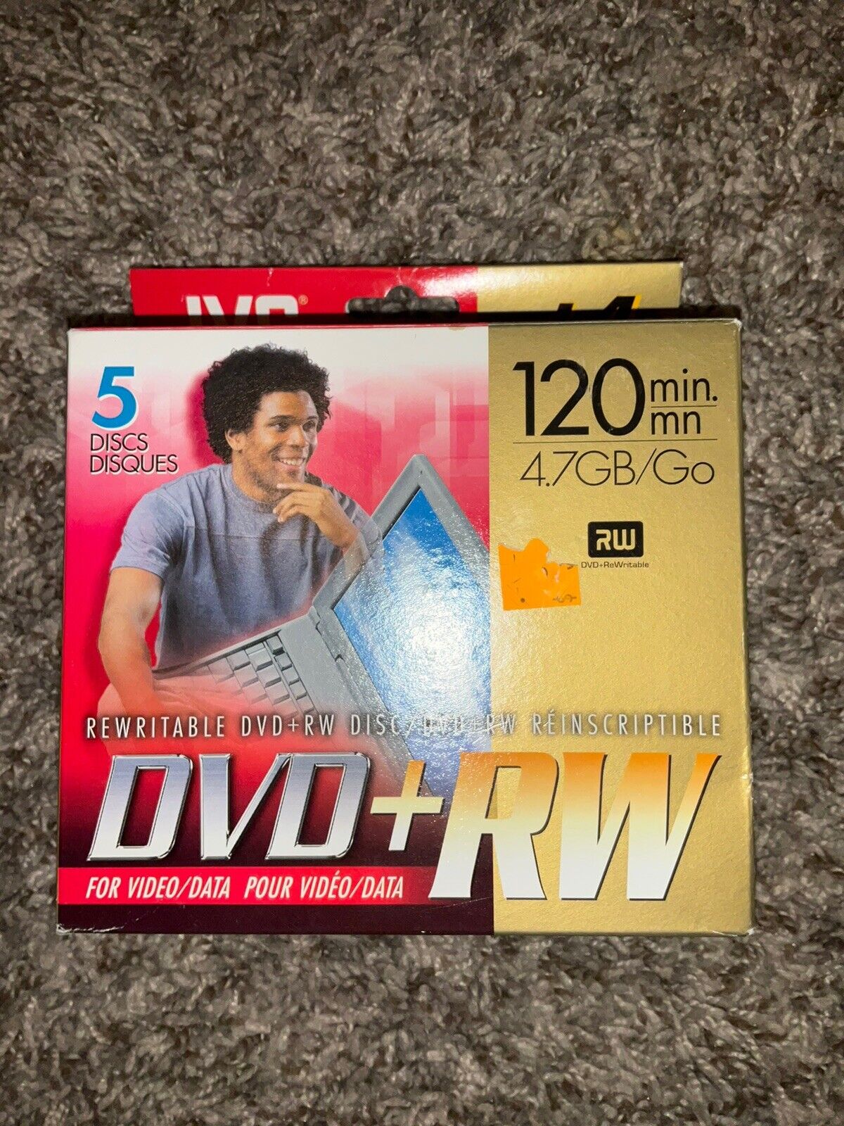 Brand New JVC DVD-RW 5-Pack High Speed 4.7GB Data Disc 120 Minutes