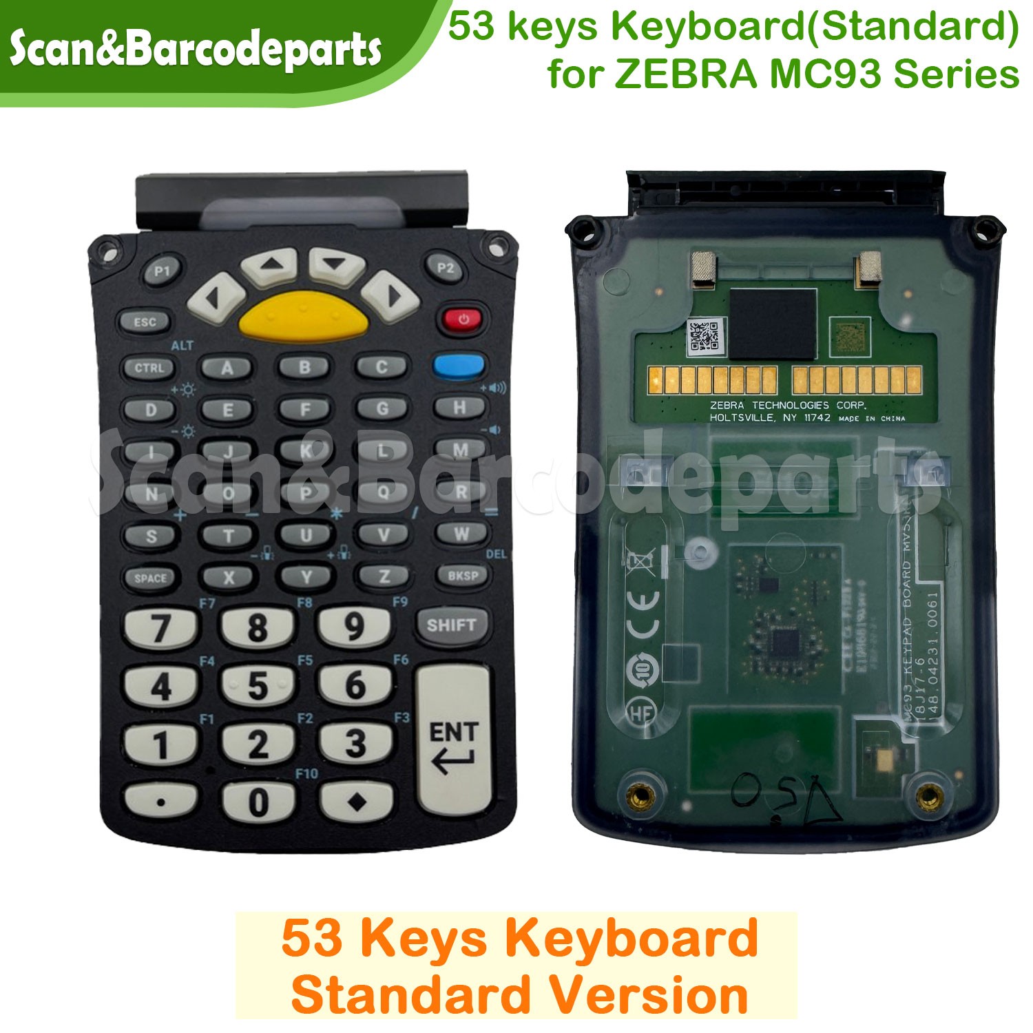 OEM 53 Keys Keyboard Standard Version for Zebra MC9300 MC930B MC93 Series