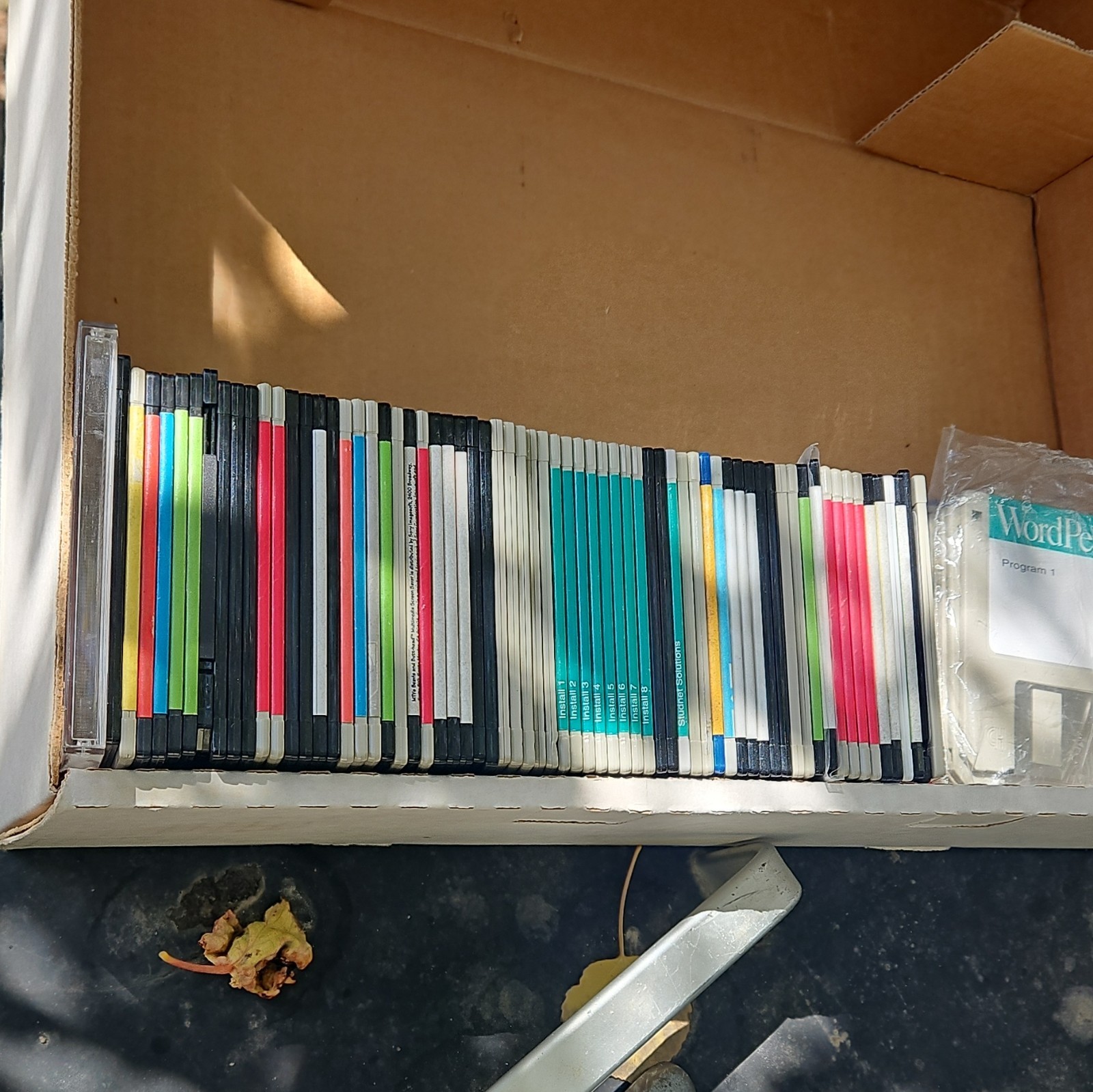 Mixed Lot Box Of Vintage Used Diskettes / Floppy Disks 3.5 3.5" Lot Of 73