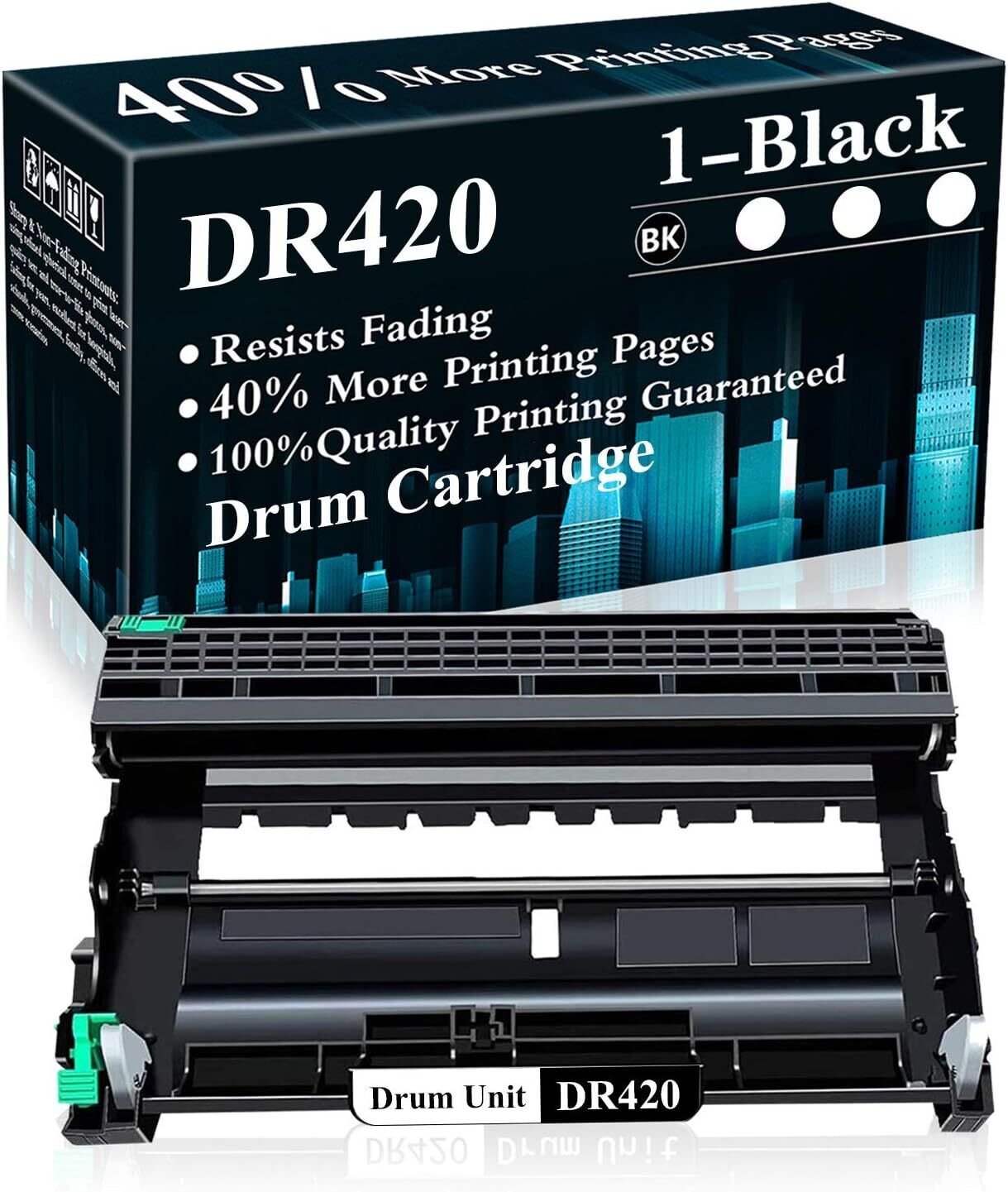 DR420 Drum Unit Replacement for Brother 7060D 7065D 2840 Printer Black