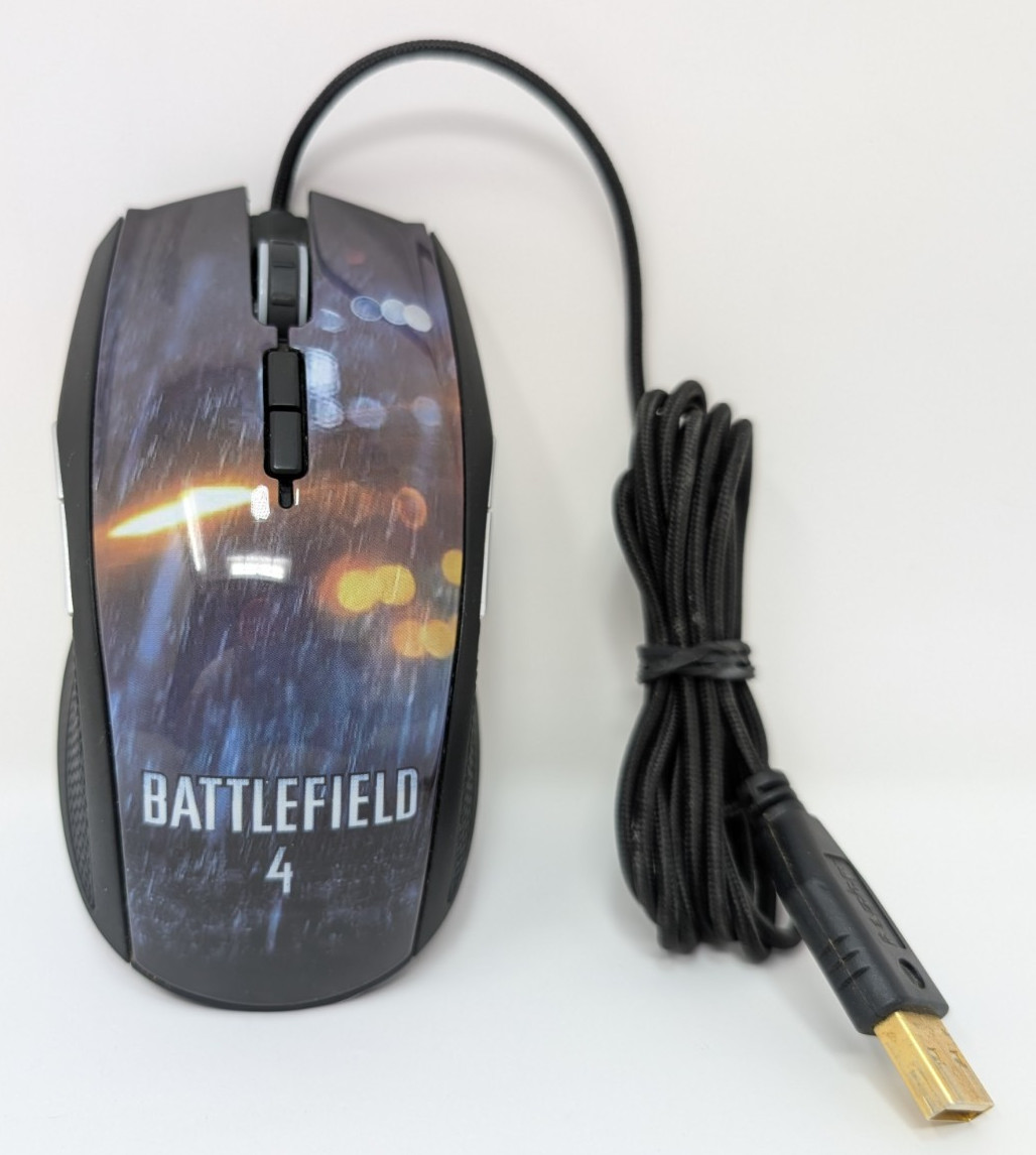 Rare Razer Battlefield 4 Branded Razer Taipan Ambidextrous PC Gaming Mouse