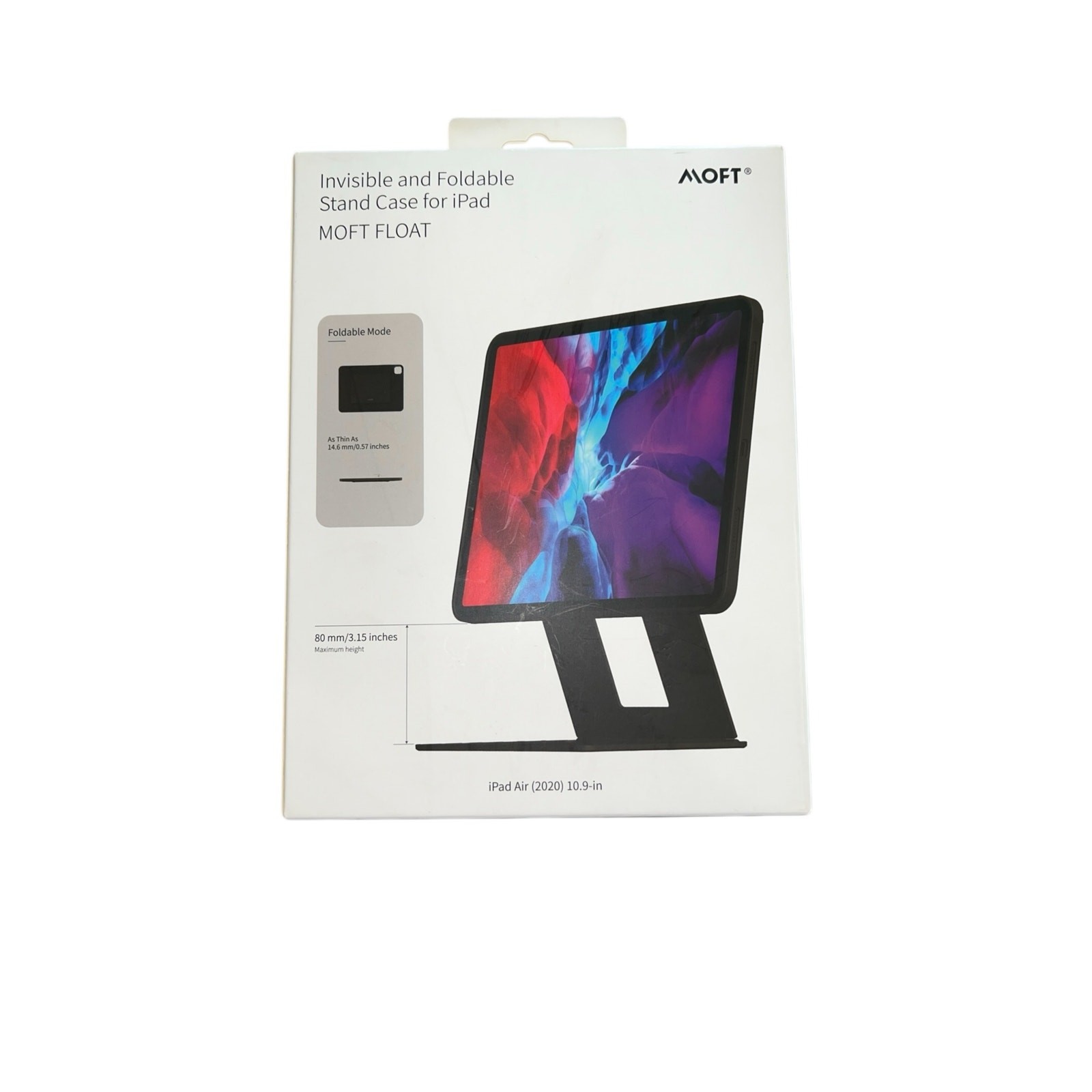 Moft Float Invisible Foldable Stand for IPad Air 2020 10.9” Screen 4 Modes Black